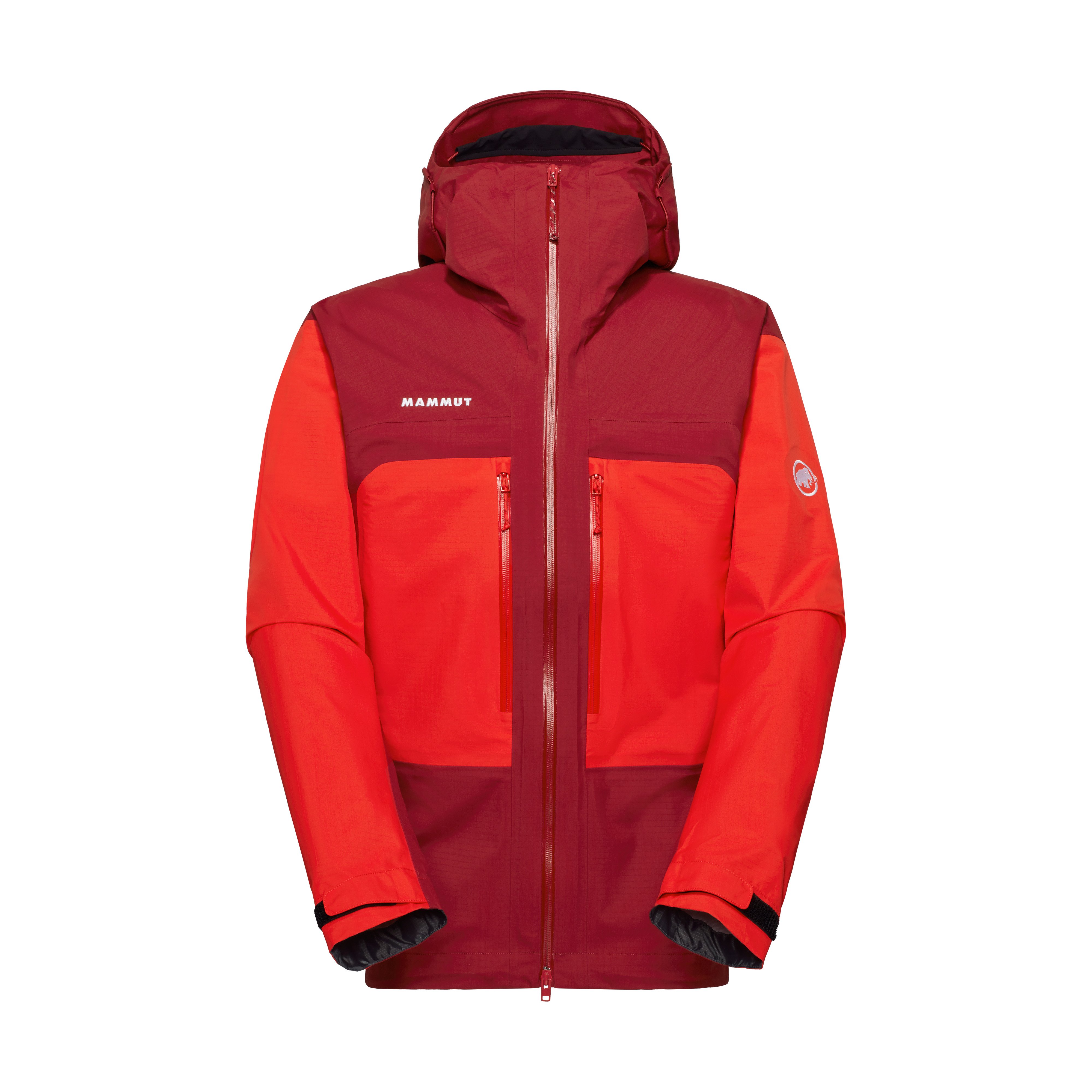 Mammut Taiss HS Hooded Jacket Men - Black/Strata-black/Dark mammut red-mammut red/19785/Pinea-black/Deep teal-black/Glacier blue-black/Tschiel/Nebla-strata - Thumbnail