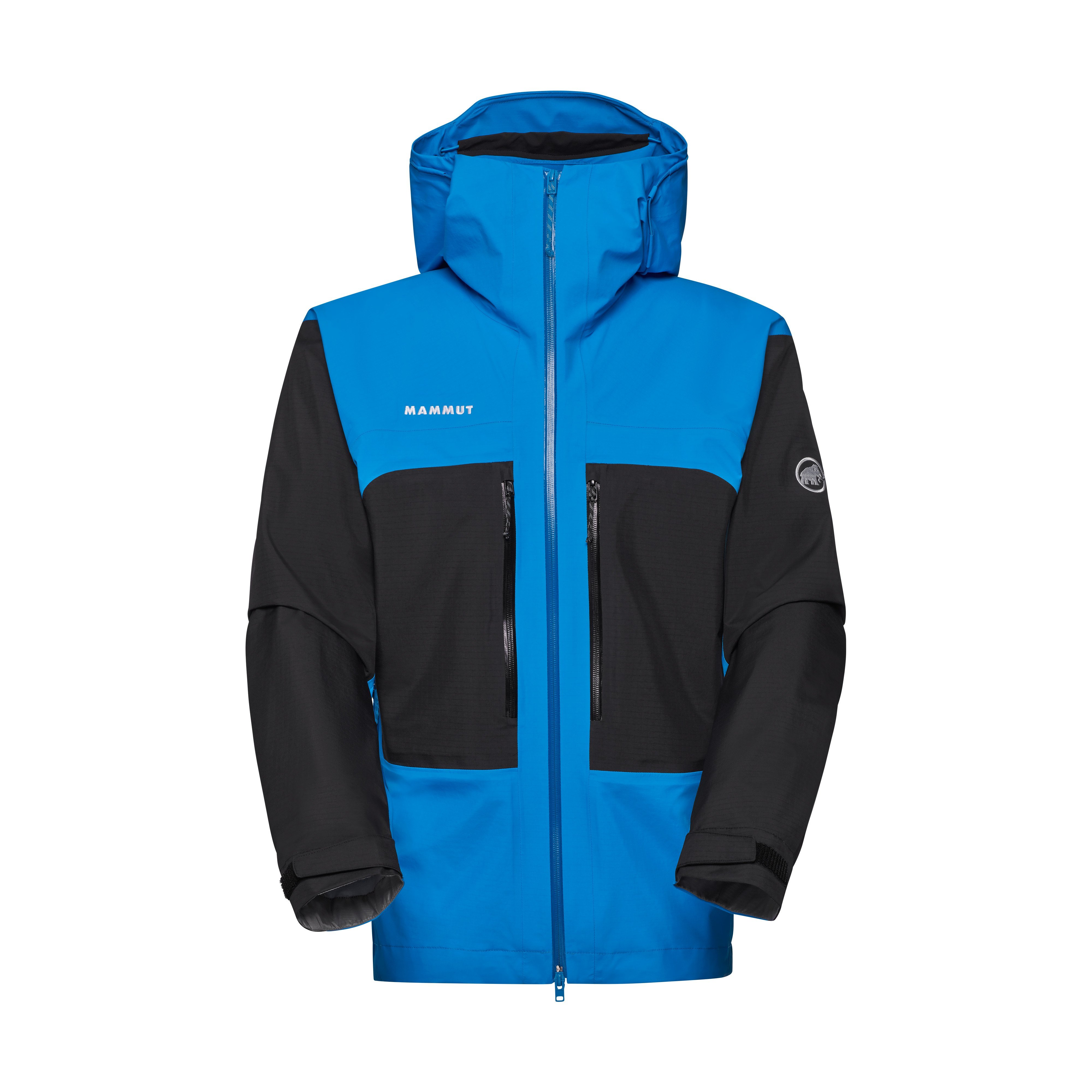 Mammut Taiss HS Hooded Jacket Men - Black/Strata-black/Dark mammut red-mammut red/Pinea-black/Deep teal-black/Glacier blue-black/Tschiel/Nebla-strata - Thumbnail