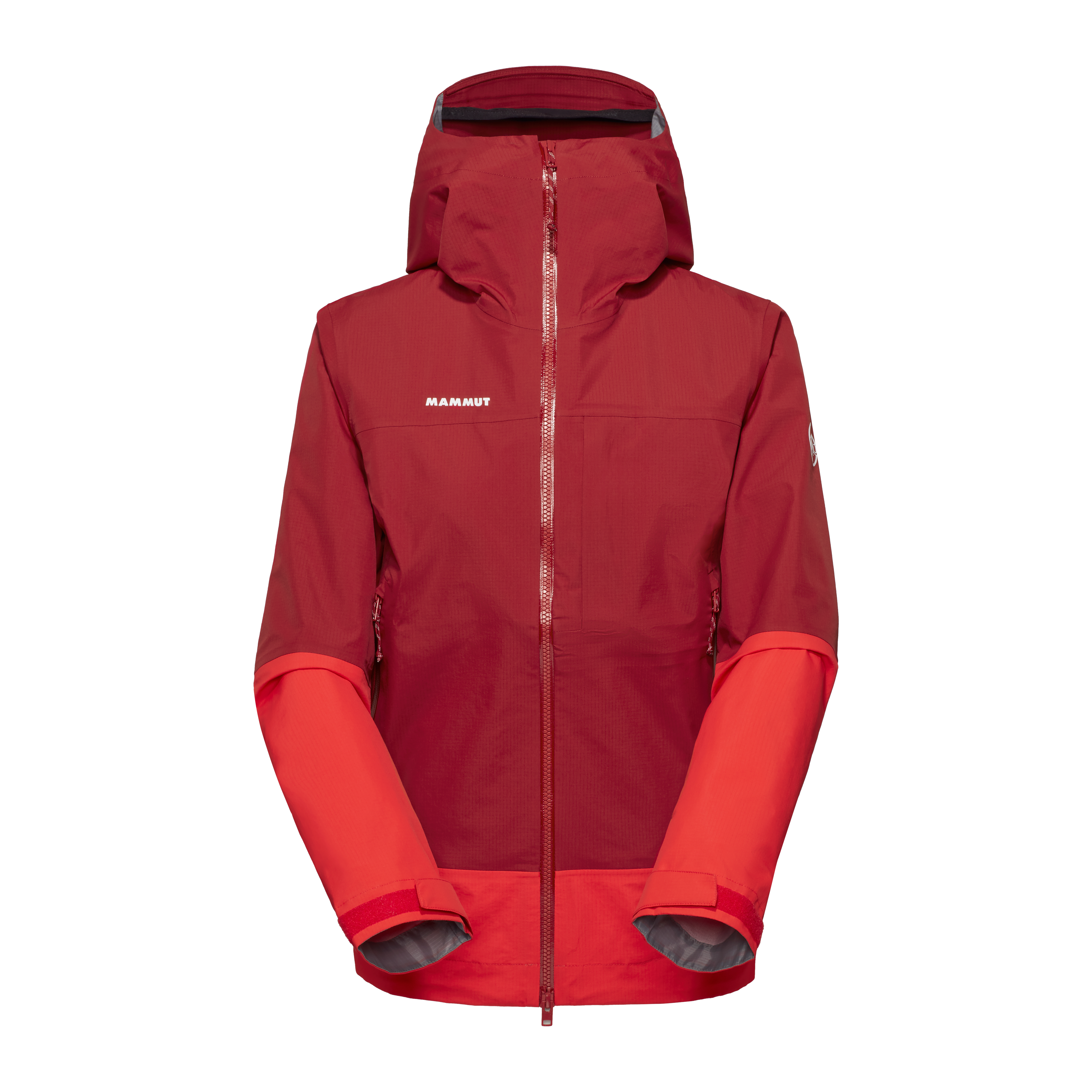 Mammut Alto Guide HS Hooded Jacket Women, dark mammut red-mammut red - Dark mammut red-mammut red - Thumbnail