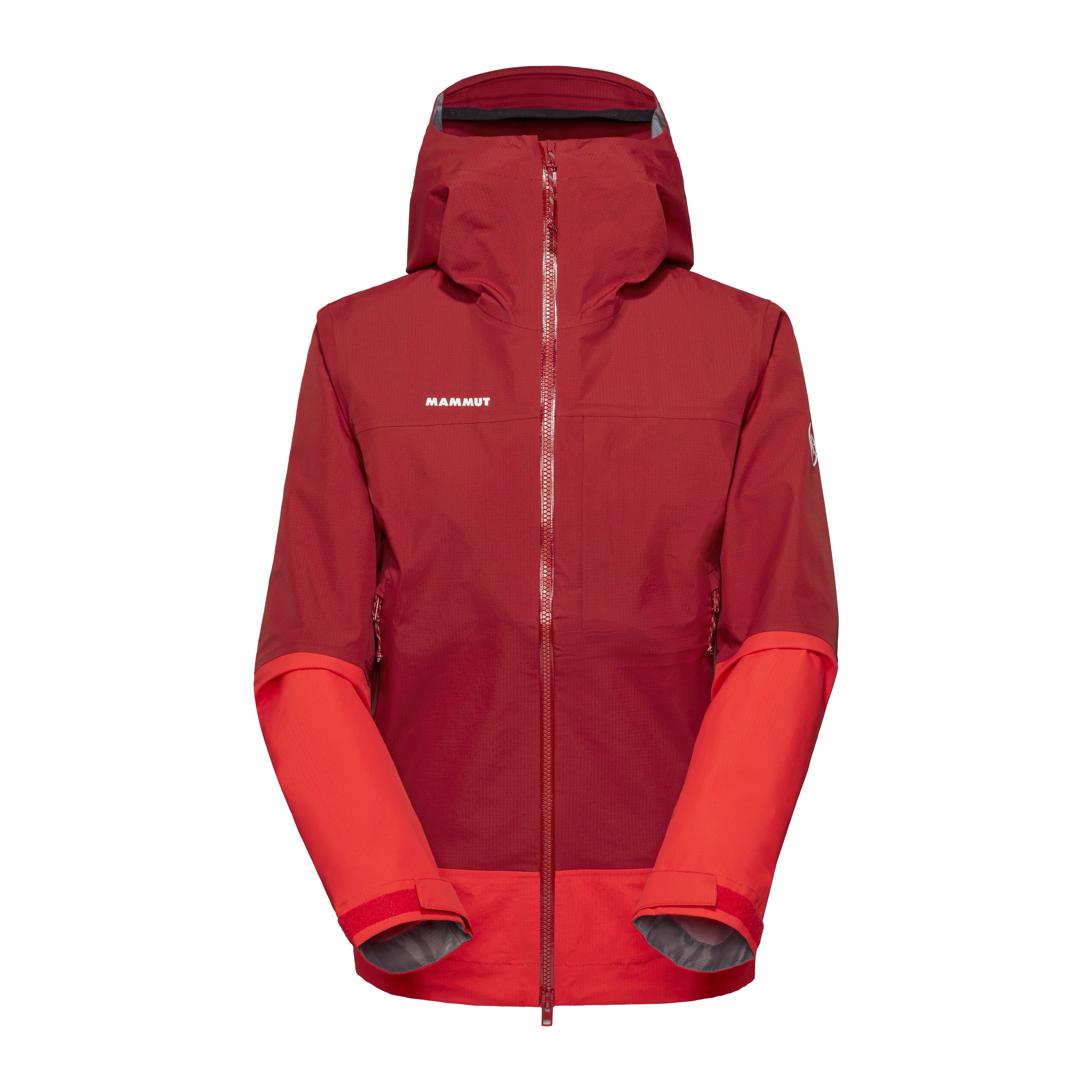 Mammut Alto Guide HS Hooded Jacket Women - Black/Dark mammut red-mammut red/Marine/Lavandin-black/Glacier blue/Nebla-black - Thumbnail