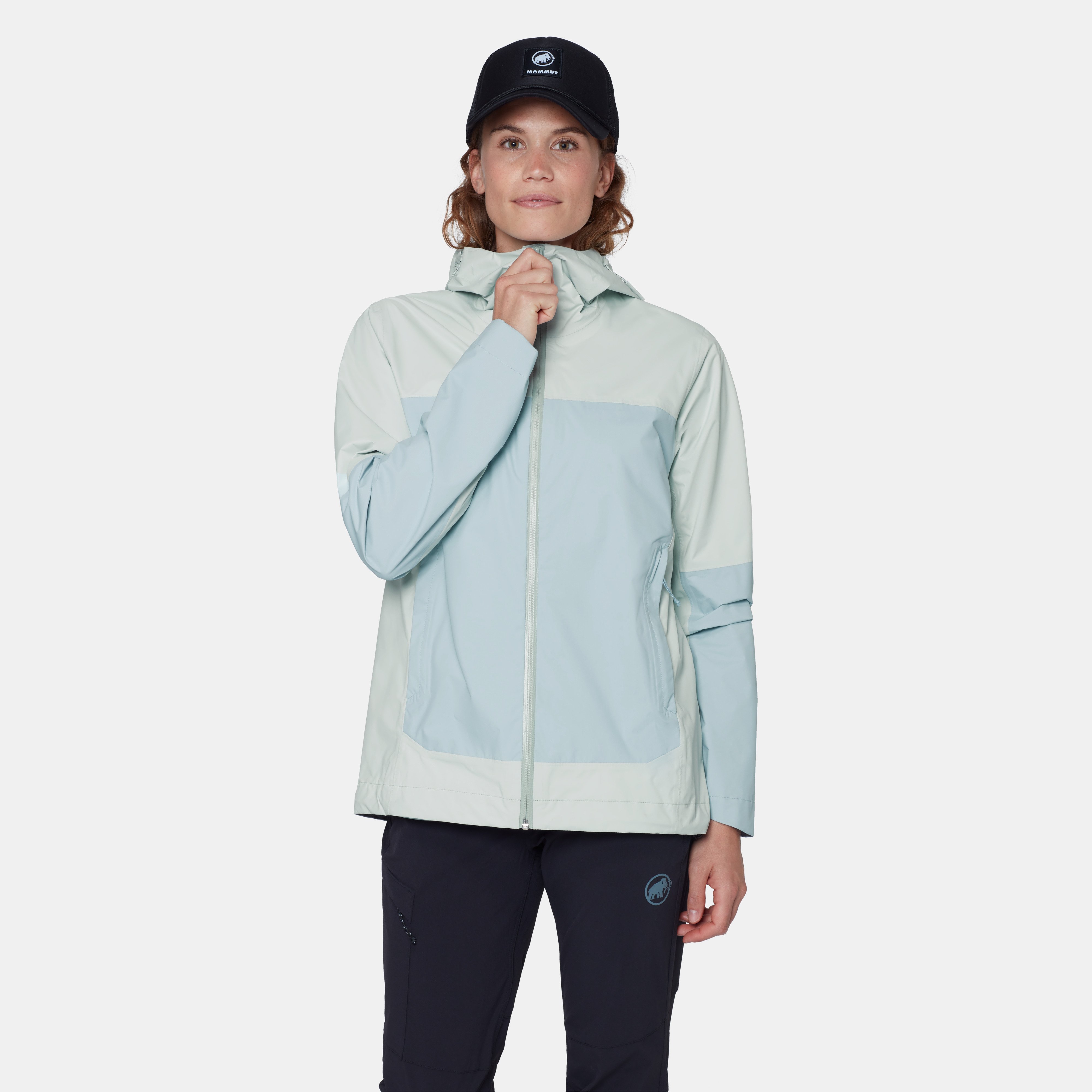 Mammut Ducan HS Hooded Jacket Women, silver sage-nebla - Silver sage-nebla