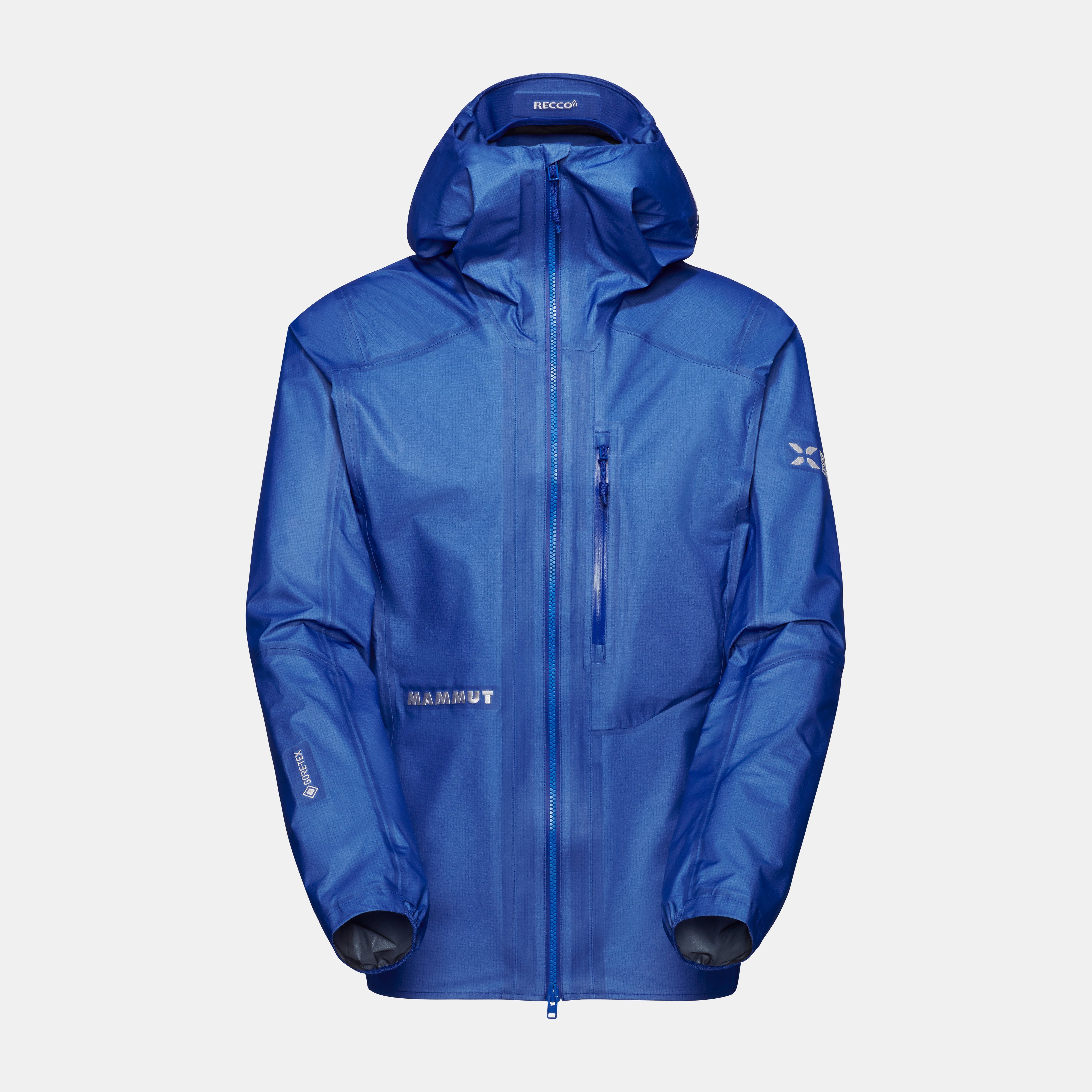 Mammut Eiger Nordwand Light HS Hooded Jacket Men, eiger blue - Eiger blue