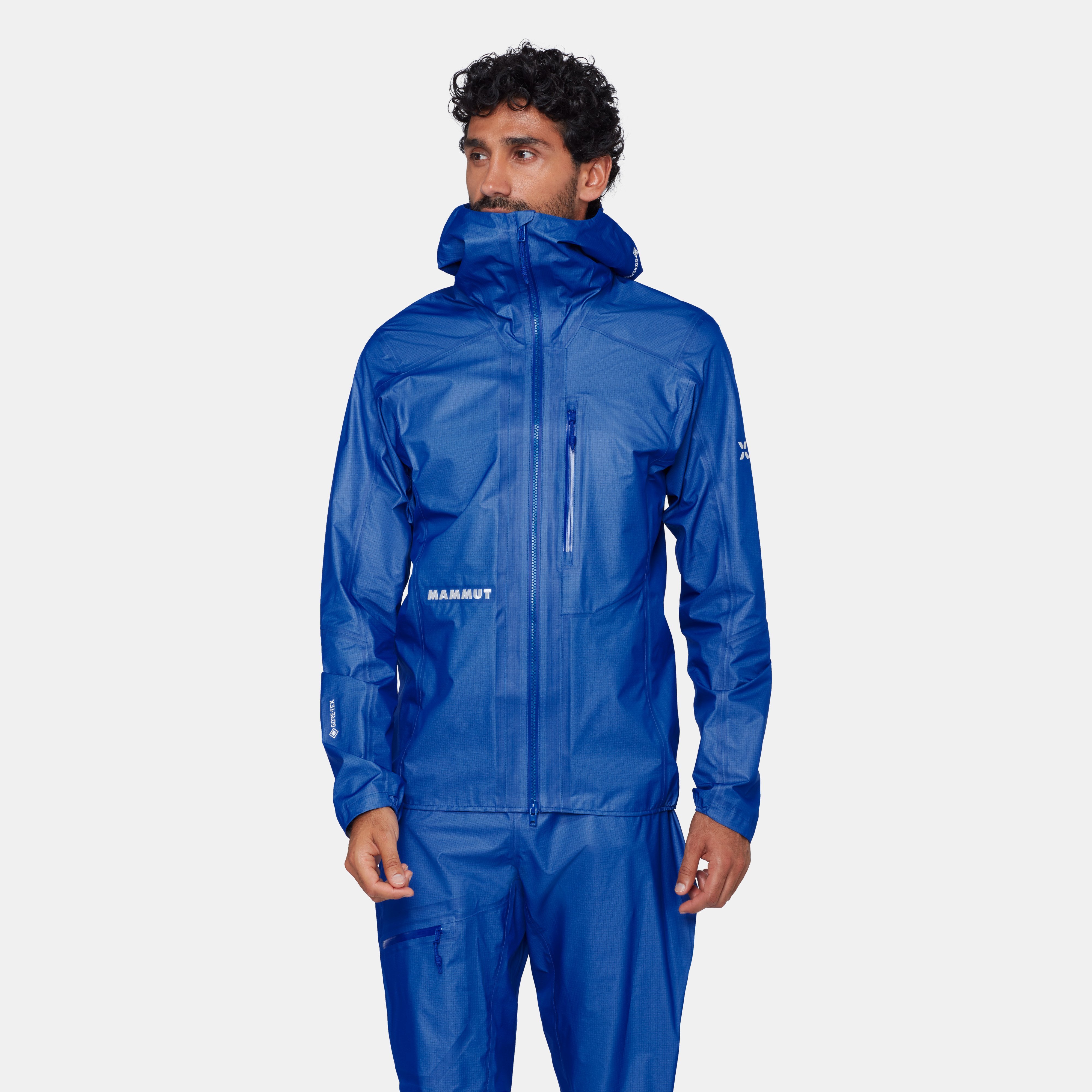 Mammut Eiger Nordwand Light HS Hooded Jacket Men, eiger blue - Eiger blue