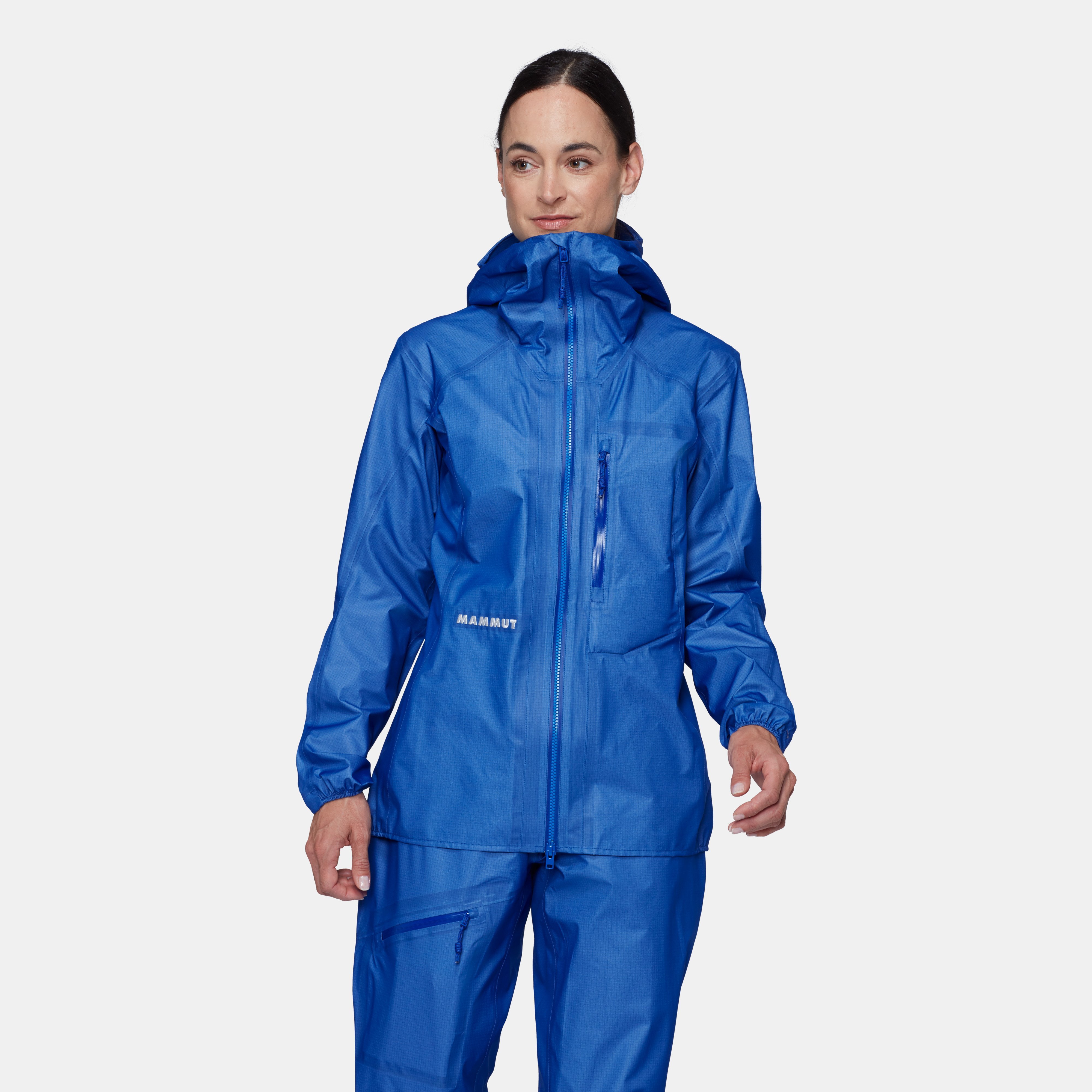 Mammut Eiger Nordwand Light HS Hooded Jacket Women, eiger blue - Eiger blue