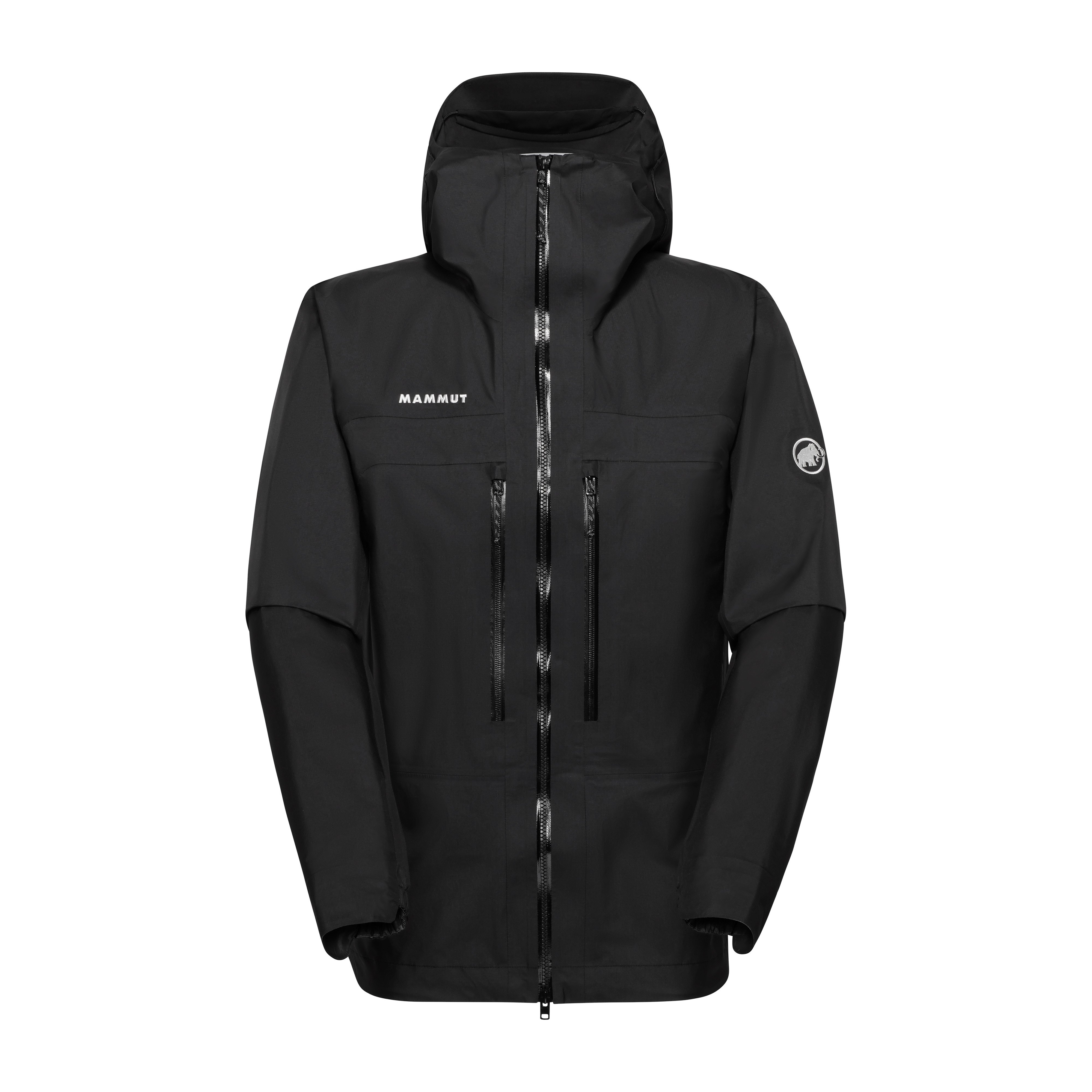 Mammut Taiss Light HS Hooded Jacket Men - Black/Acacia-holunder/Mammut red/Ember/Glacier blue - Thumbnail