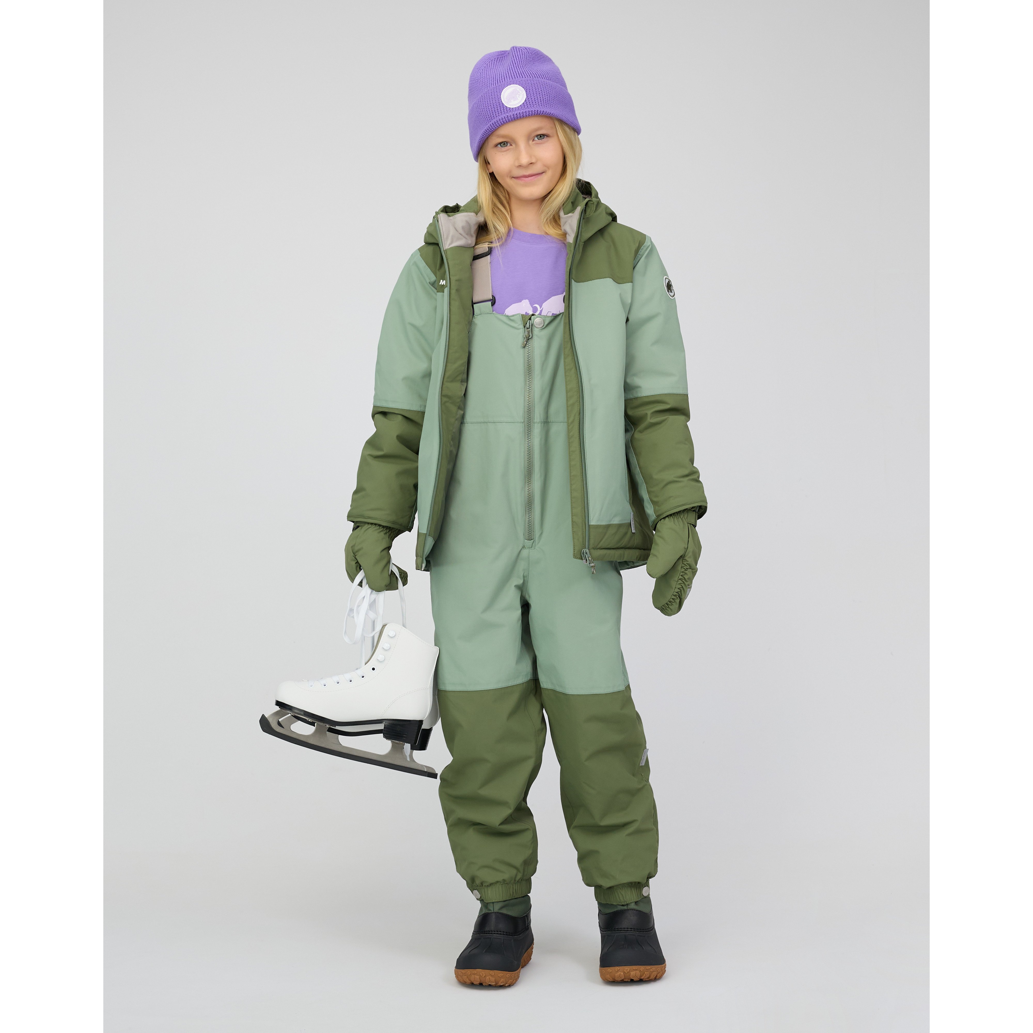 Mammut Treeline HS Thermo Hooded Jacket Kids - willow-marsh, XL - Willow-marsh