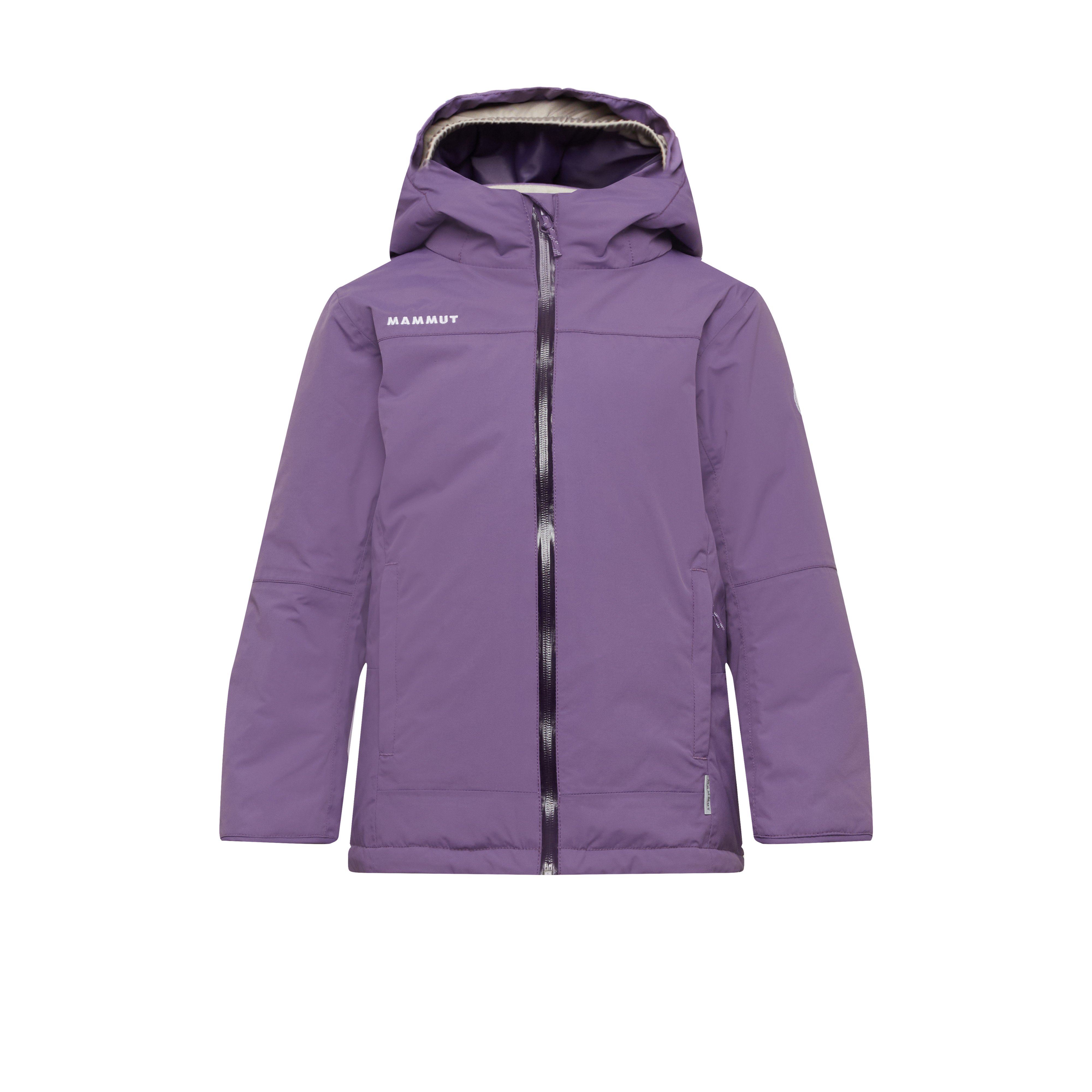 Mammut Treeline HS Thermo Hooded Jacket Kids - Mammut red-dark mammut red/Paloja/Izvor/Willow-marsh/Tschiel-marine - Thumbnail