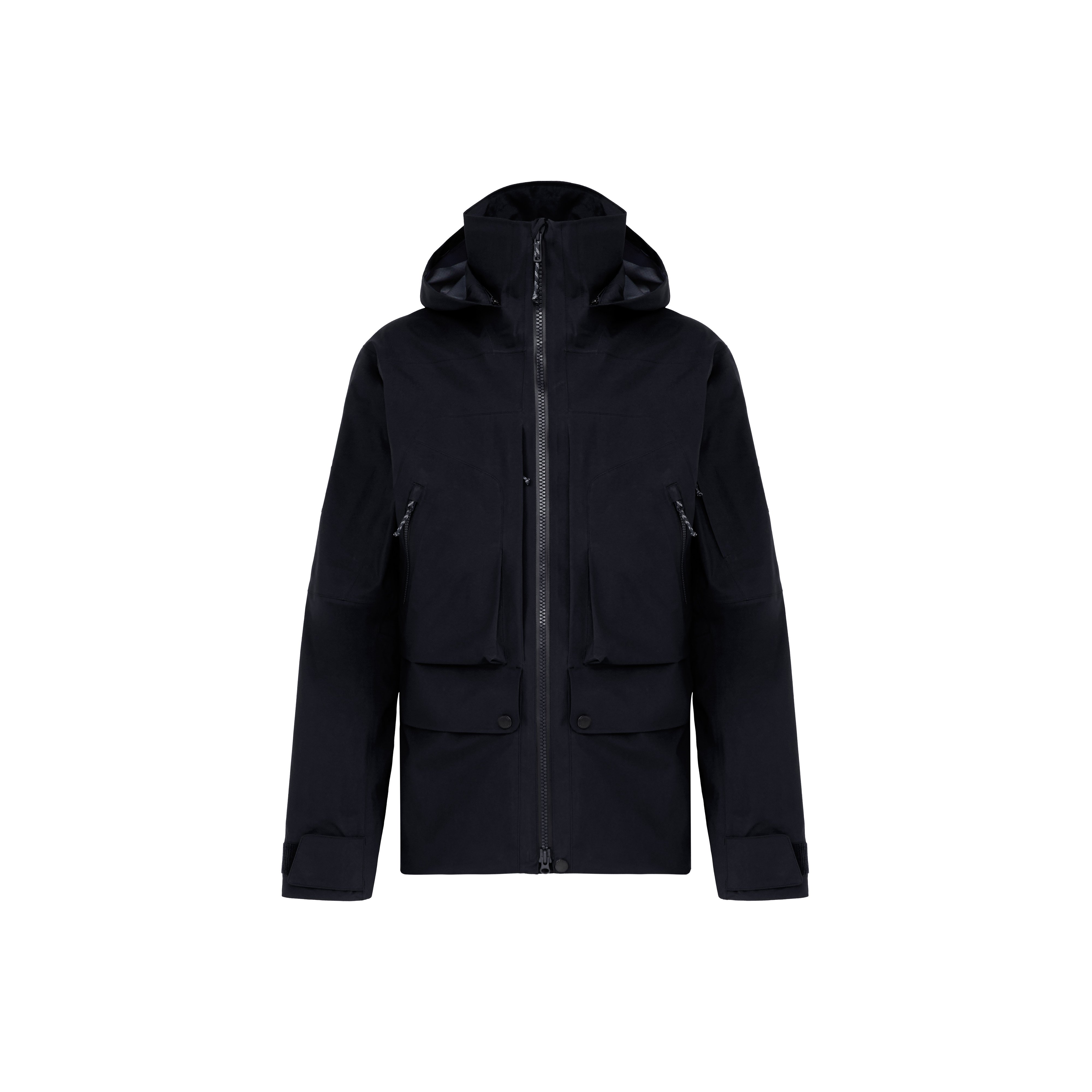 Mammut Alps HS Hooded Jacket Men - Black/Marine/Soil - Thumbnail