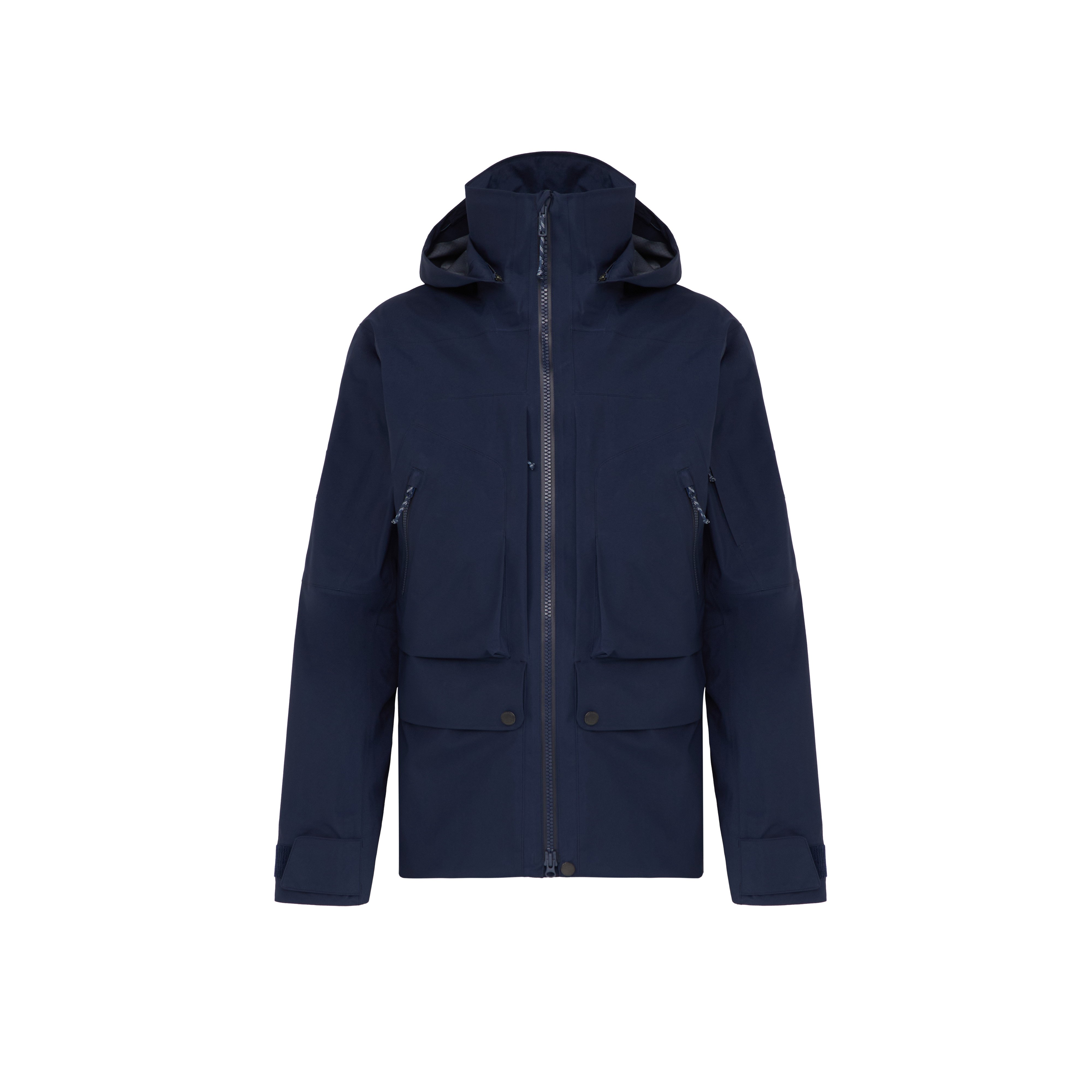 Mammut Alps HS Hooded Jacket Men - Black/Marine/Soil - Thumbnail
