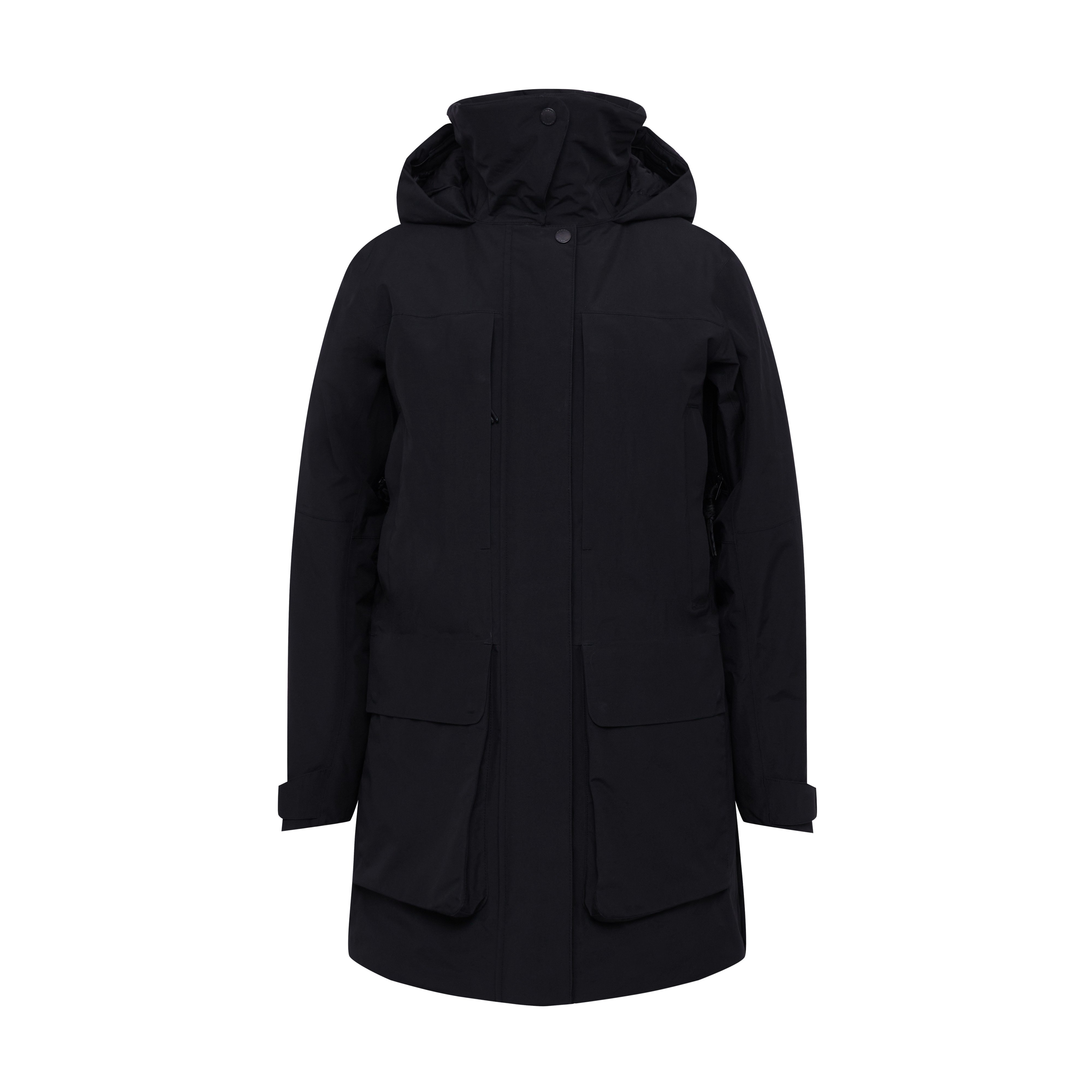 Mammut Alps HS Thermo Hooded Parka Women - Black/Marine/Soil - Thumbnail