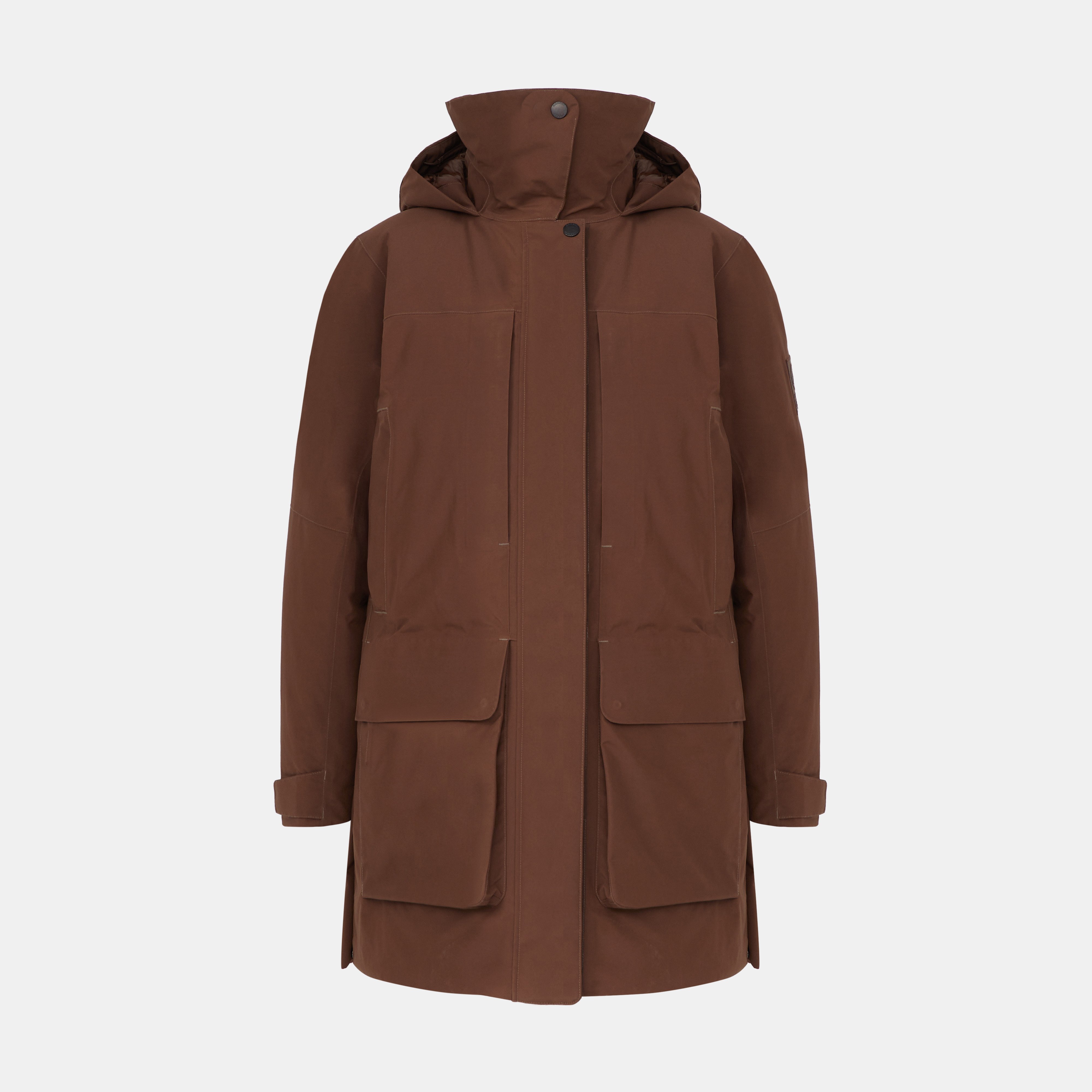 Mammut Alps HS Thermo Hooded Parka Women, soil - Soil - Main image