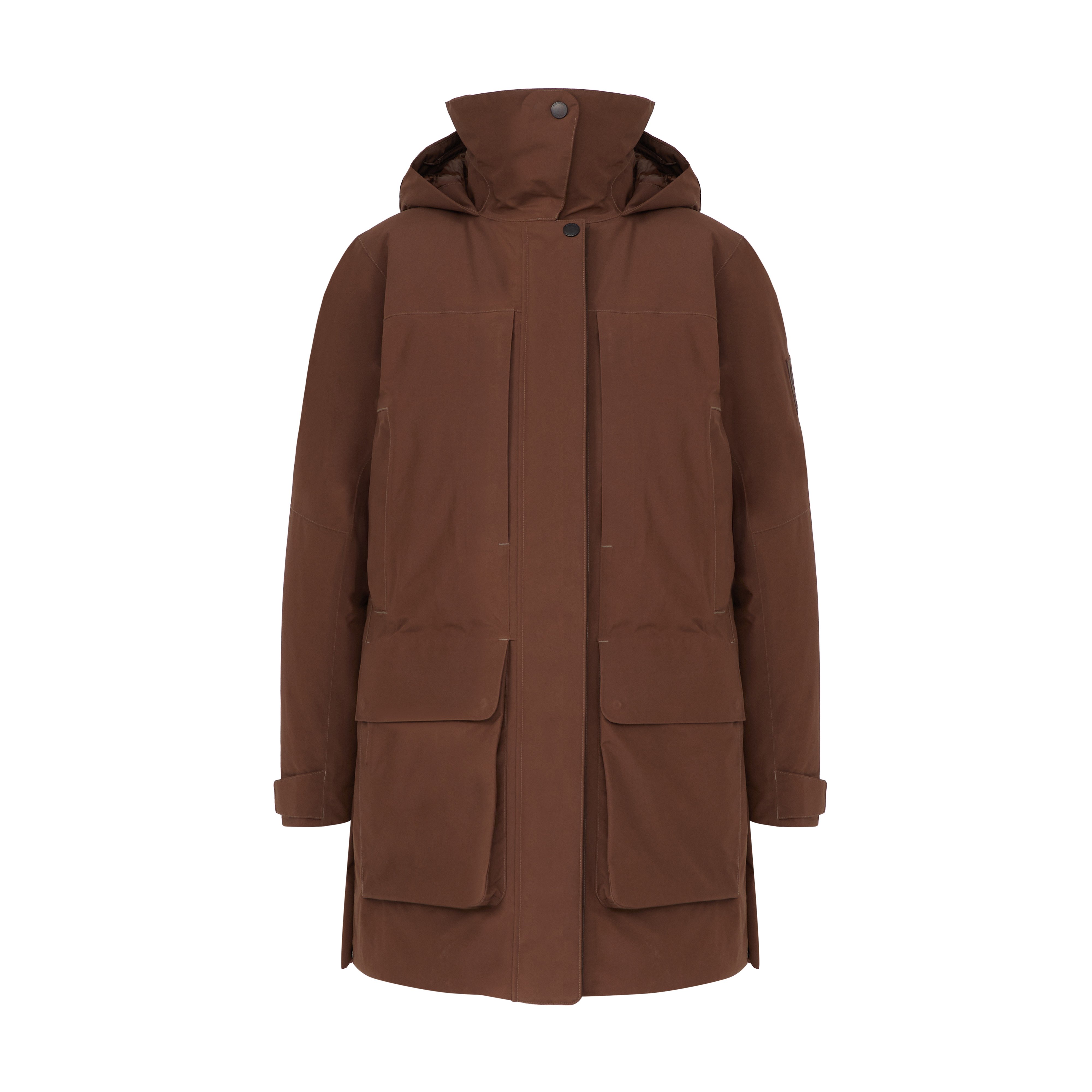 Mammut Alps HS Thermo Hooded Parka Women - Black/Marine/Soil - Thumbnail