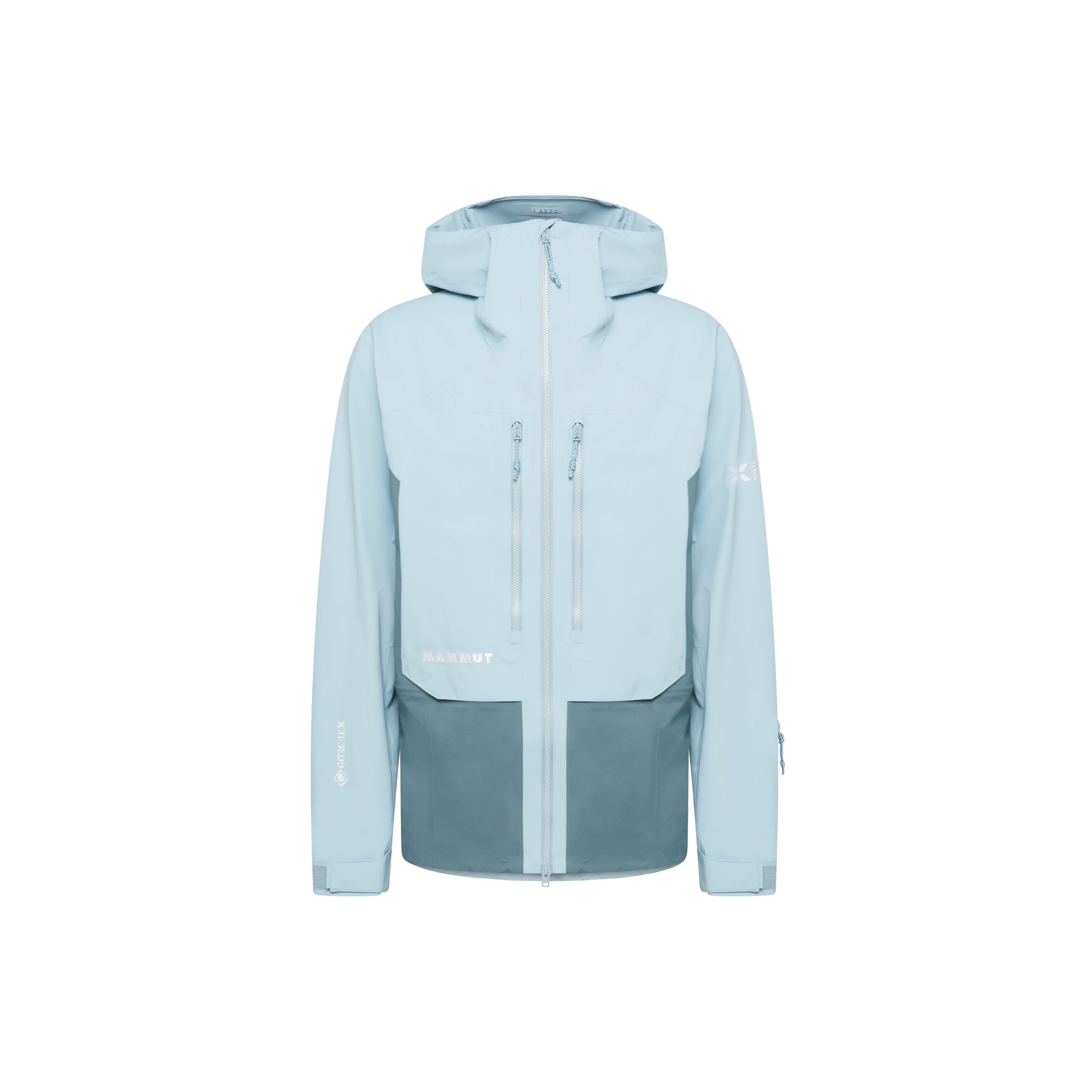 Mammut Eiger Free Advanced HS Hooded Jacket Men - Black/Eiger orange-black/Muntan-baselgia/Nebla-strata - Thumbnail