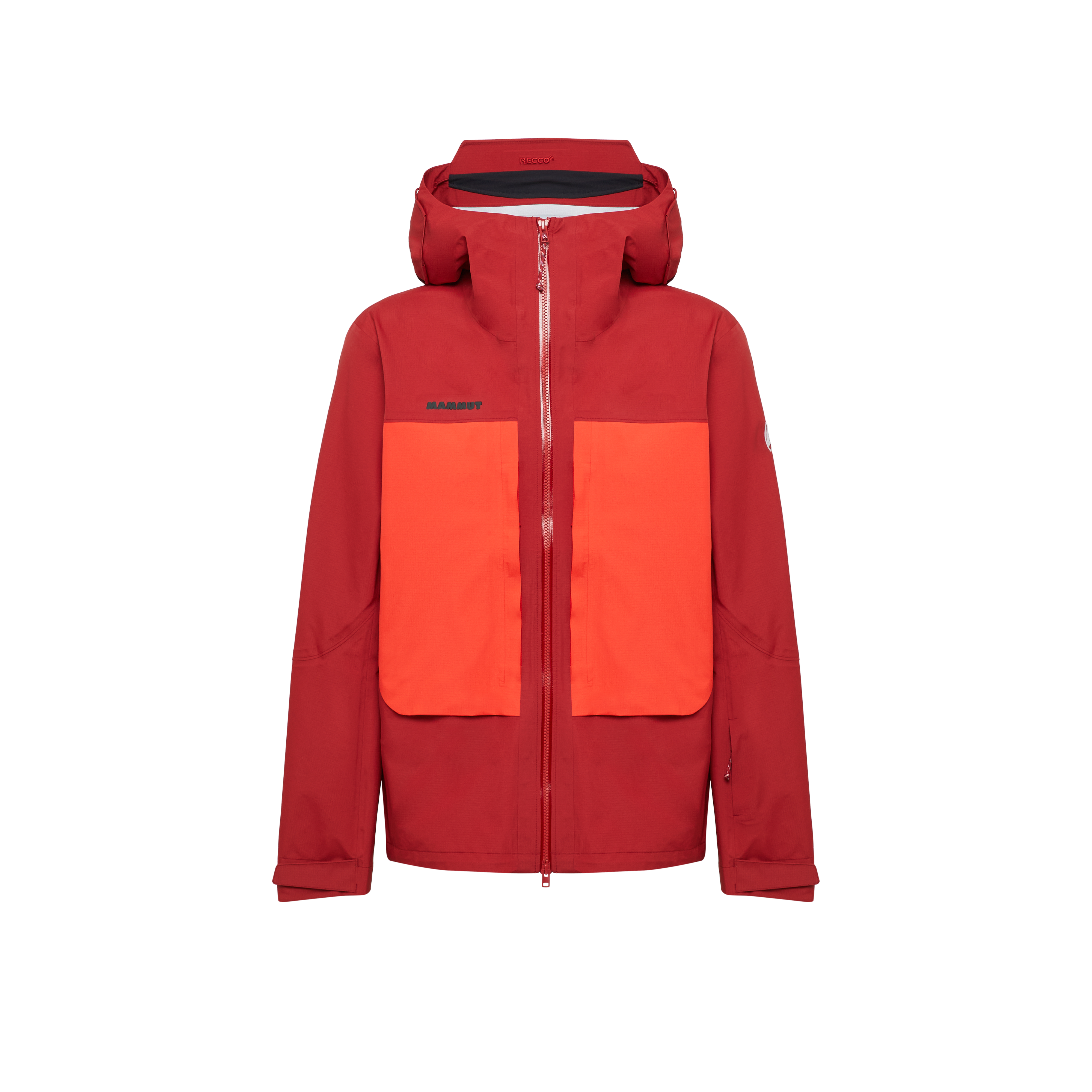 Mammut Skintrack HS Hooded Jacket Men, dark mammut red-mammut red - Dark mammut red-mammut red