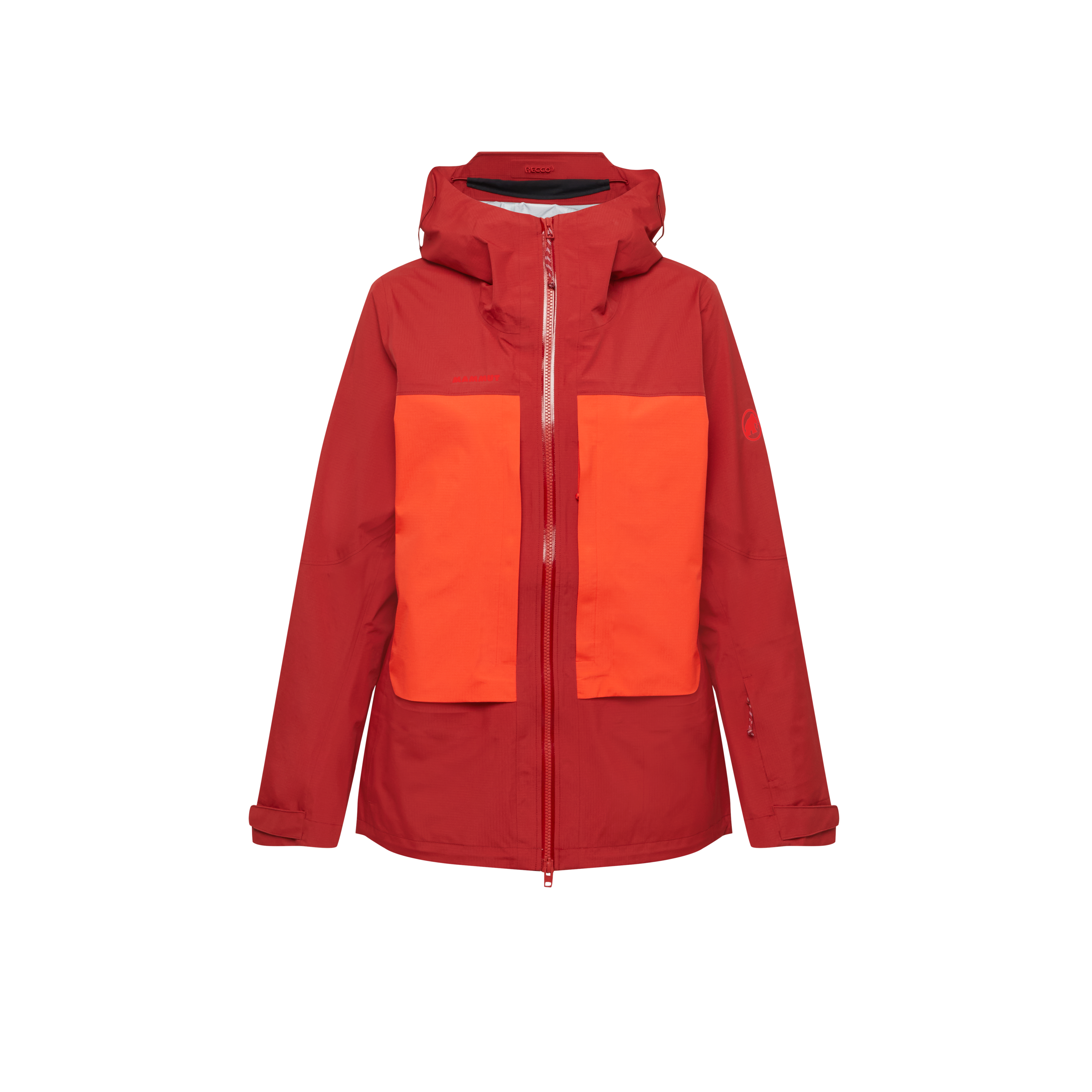 Mammut Skintrack HS Hooded Jacket Women, dark mammut red-mammut red - Dark mammut red-mammut red
