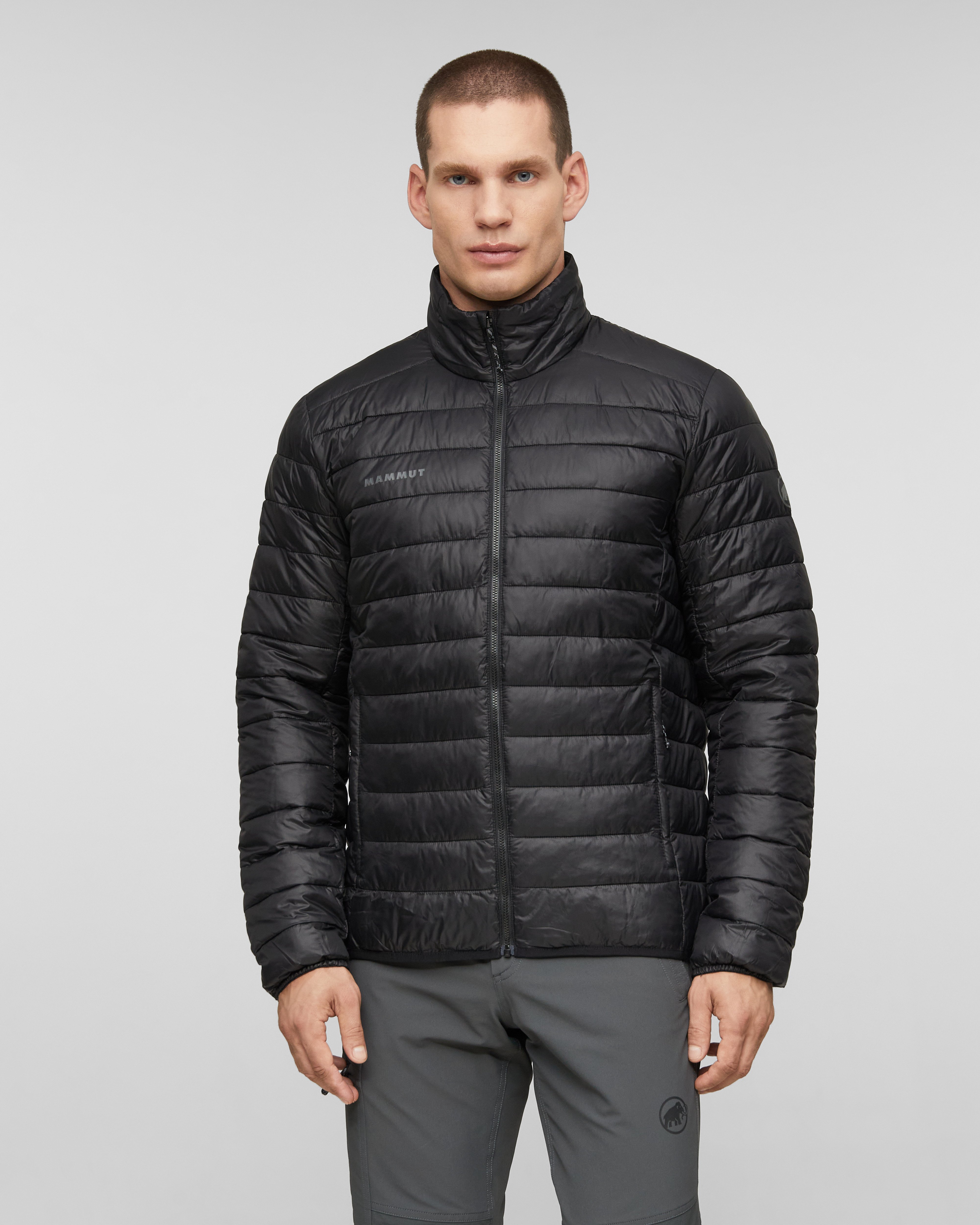 Mammut Linard Guide 3 in 1 HS Hooded Jacket Men, black-black - Black-black - Model front view