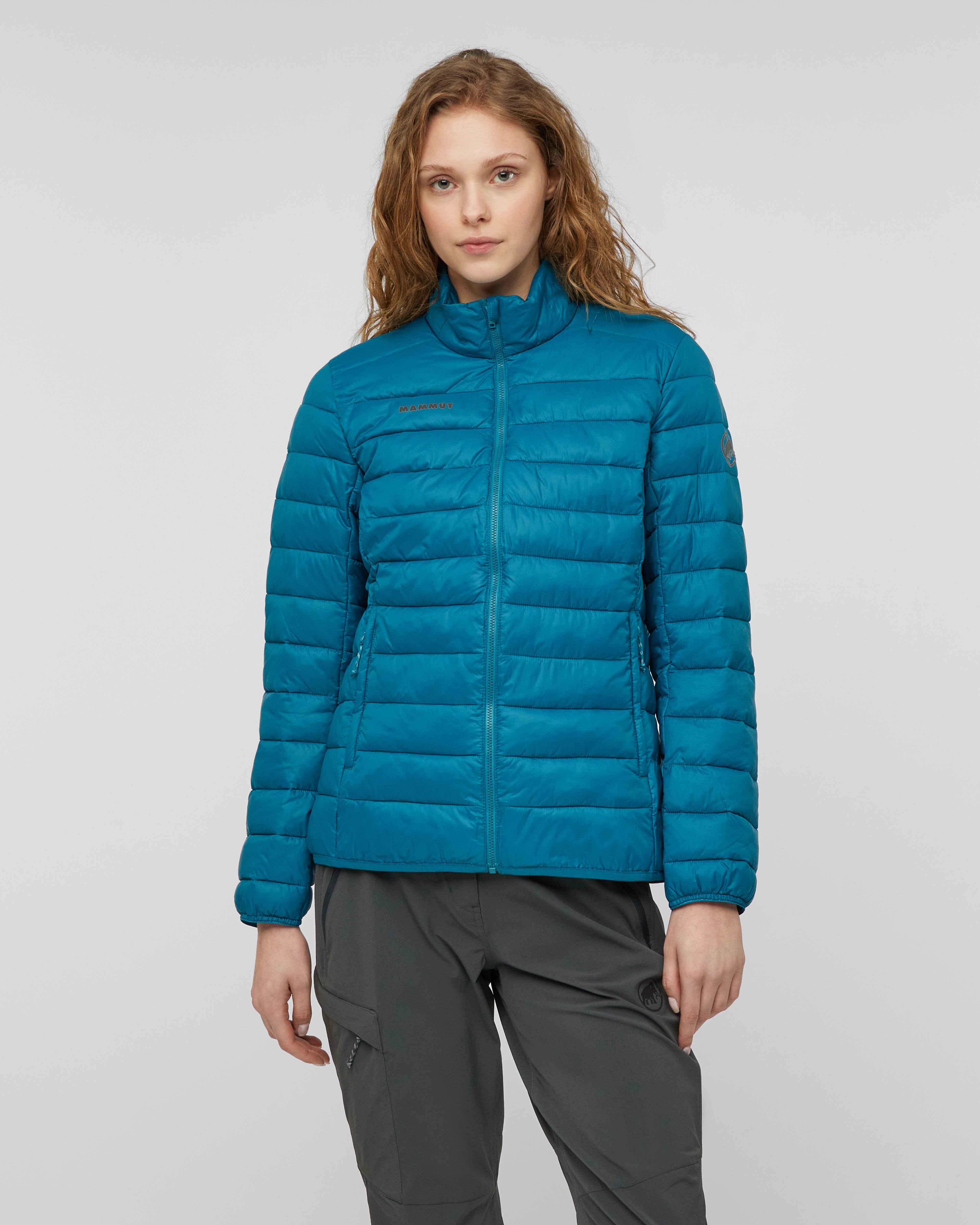 Mammut Linard Guide 3 in 1 HS Hooded Jacket Women, deep teal-deep teal - Deep teal-deep teal - Model front view