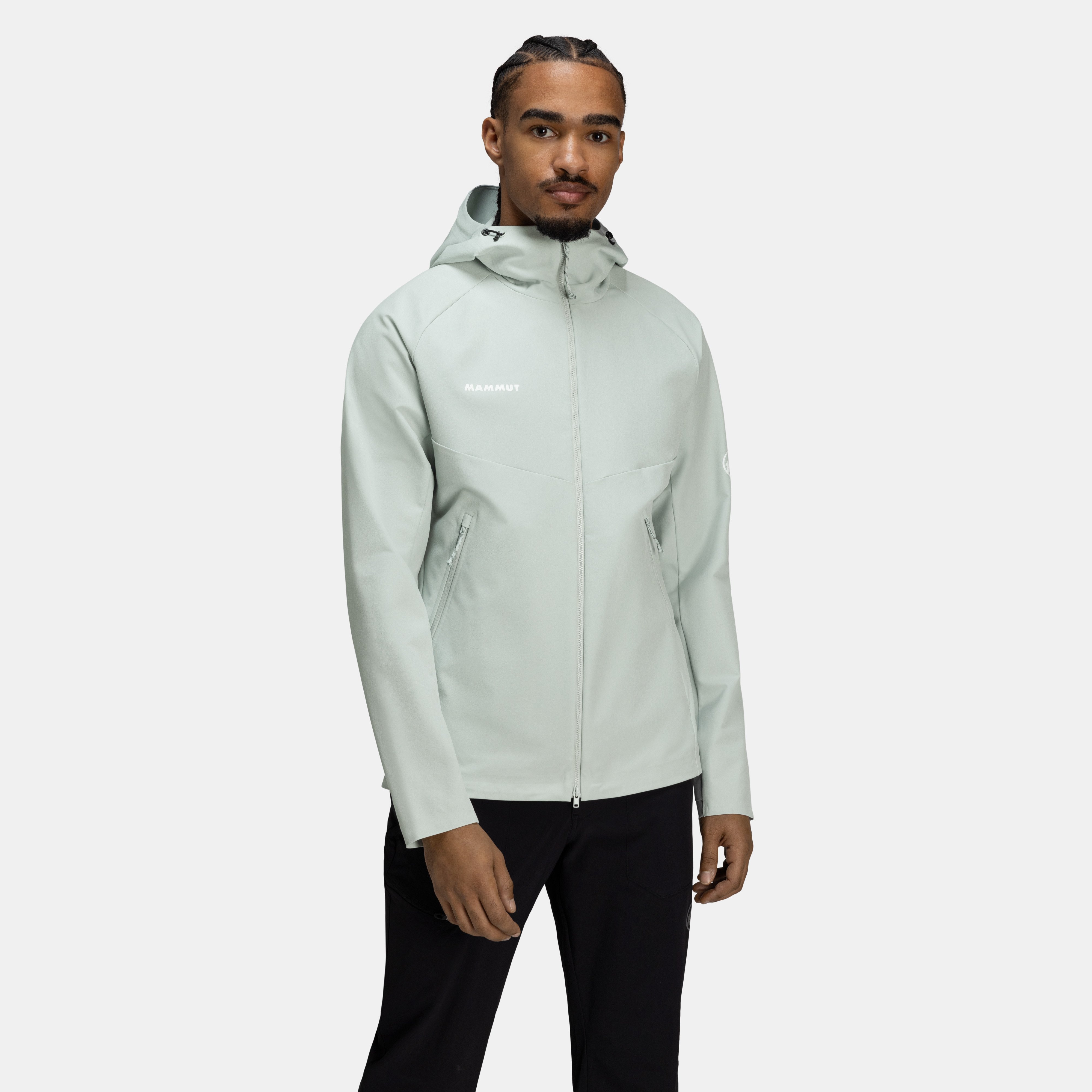 Mammut Macun 2.0 SO Hooded Jacket AF Men, silver sage - Silver sage