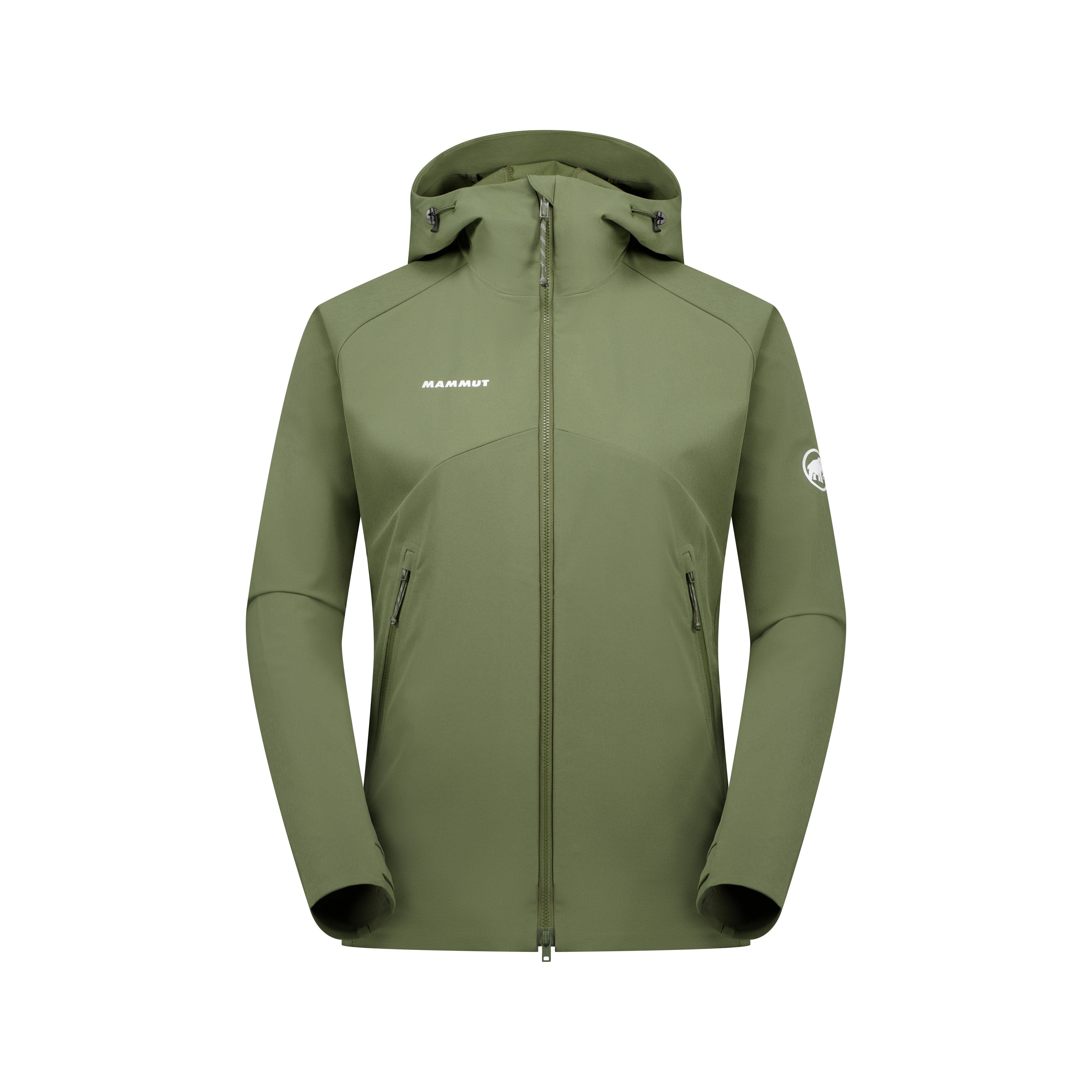 Mammut Macun 2.0 SO Hooded Jacket AF Women - Black/Platinum/Silver sage/Blood red/Marine/Autumn larice/Dark marsh/Marsh - Thumbnail