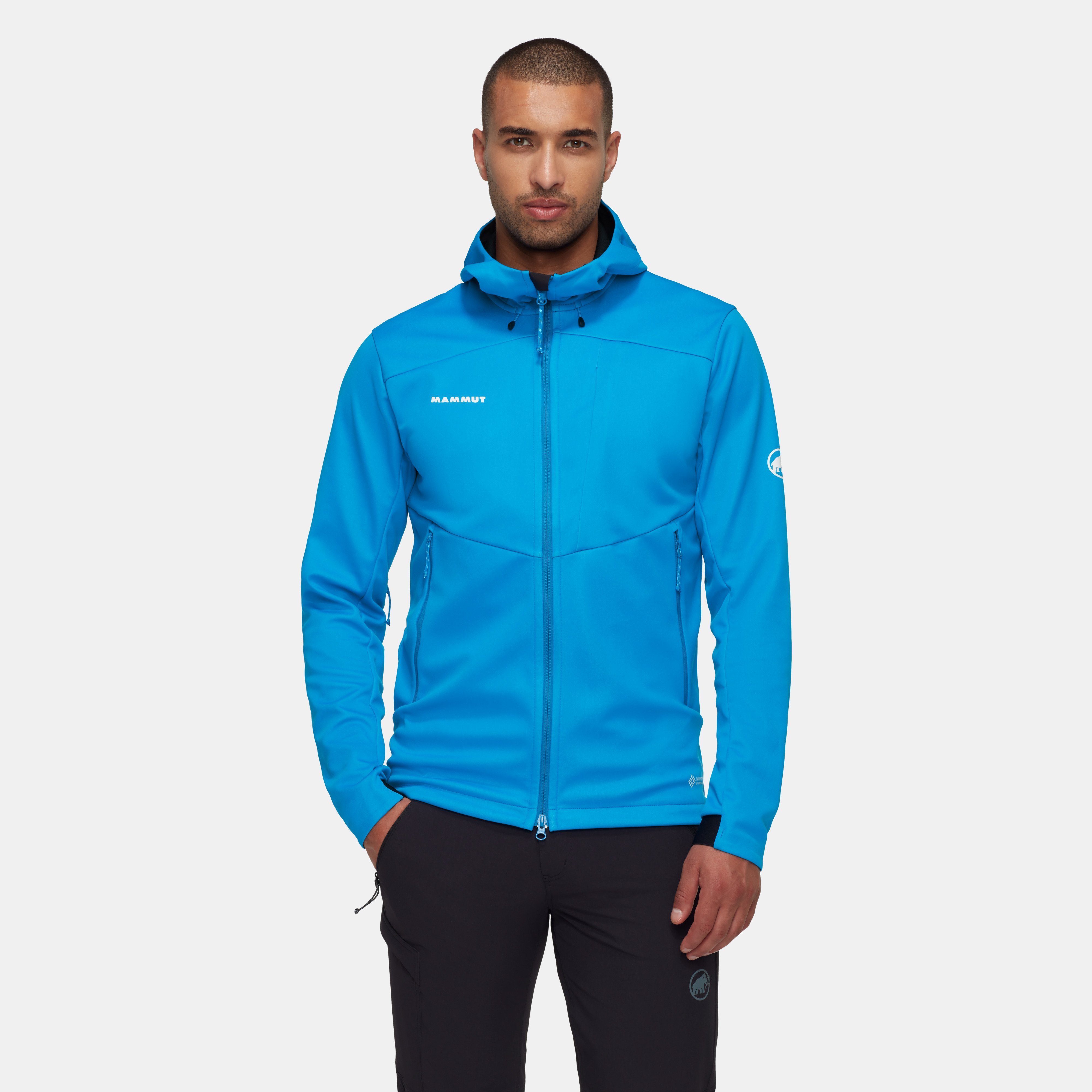 Mammut Ultimate VII SO Hooded Jacket Men, glacier blue - Glacier blue