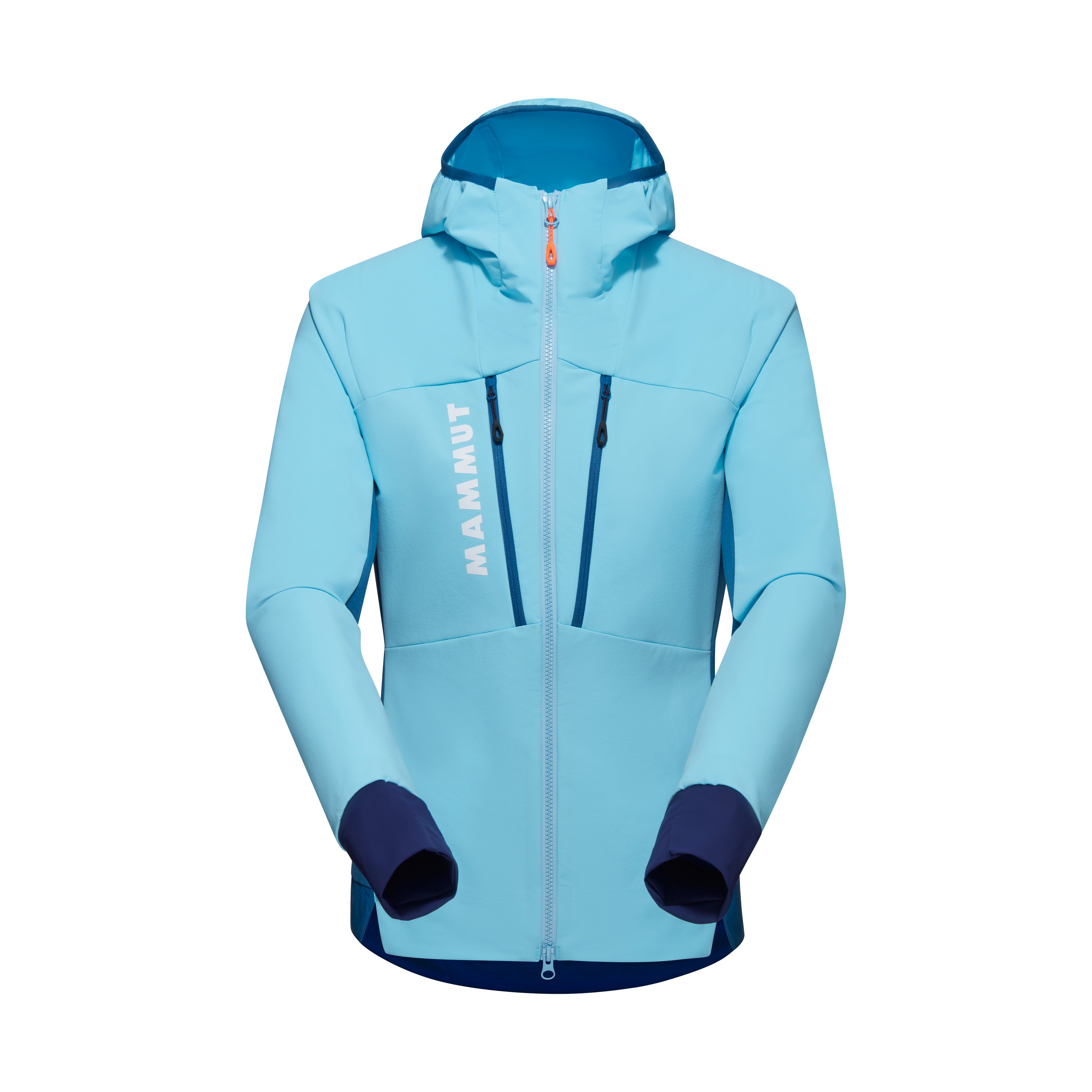 Aenergy SO Hybrid Hooded Jacket Women - cool blue-deep ice, XL thumbnail
