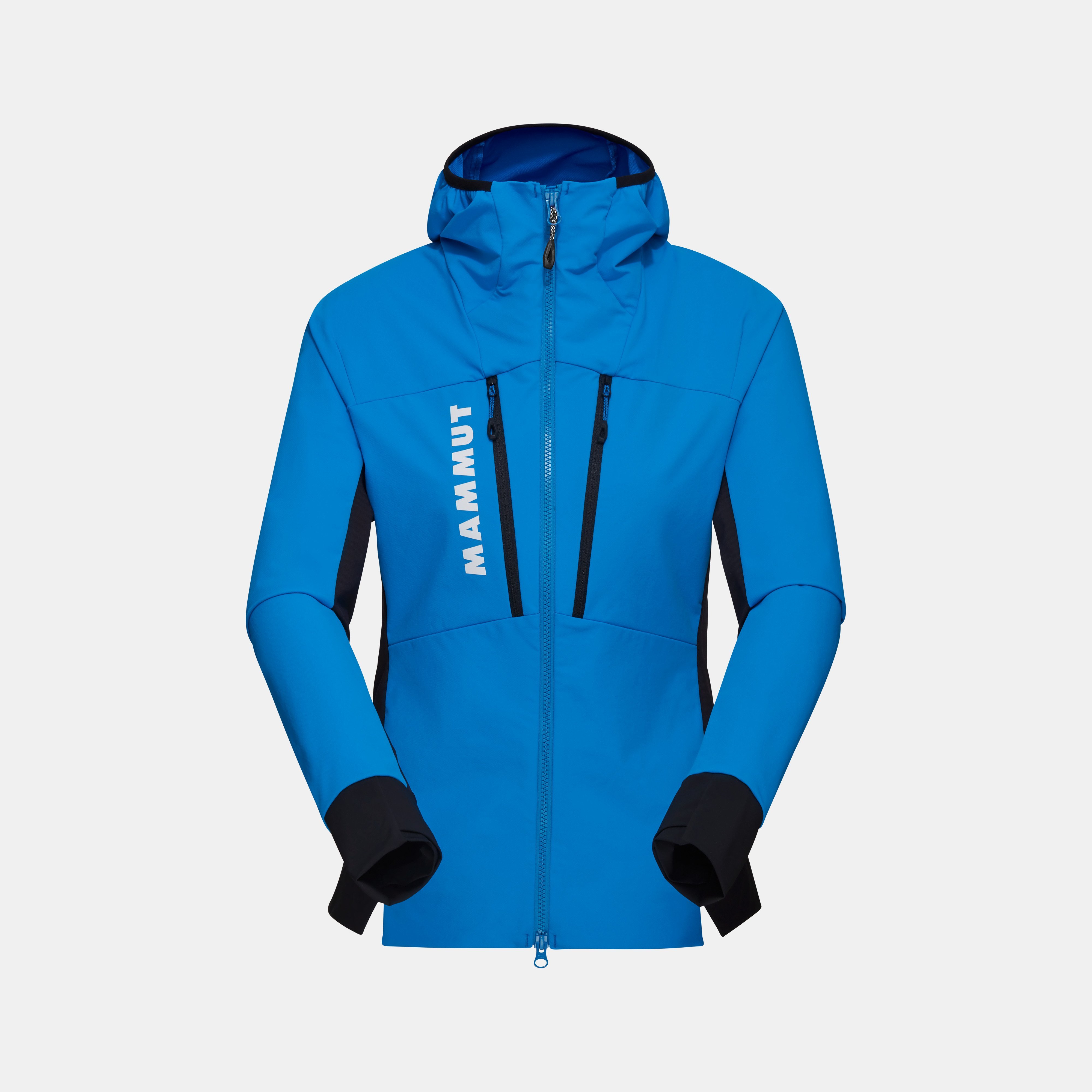 Mammut Aenergy SO Hybrid Hooded Jacket Women, glacier blue-black - Glacier blue-black