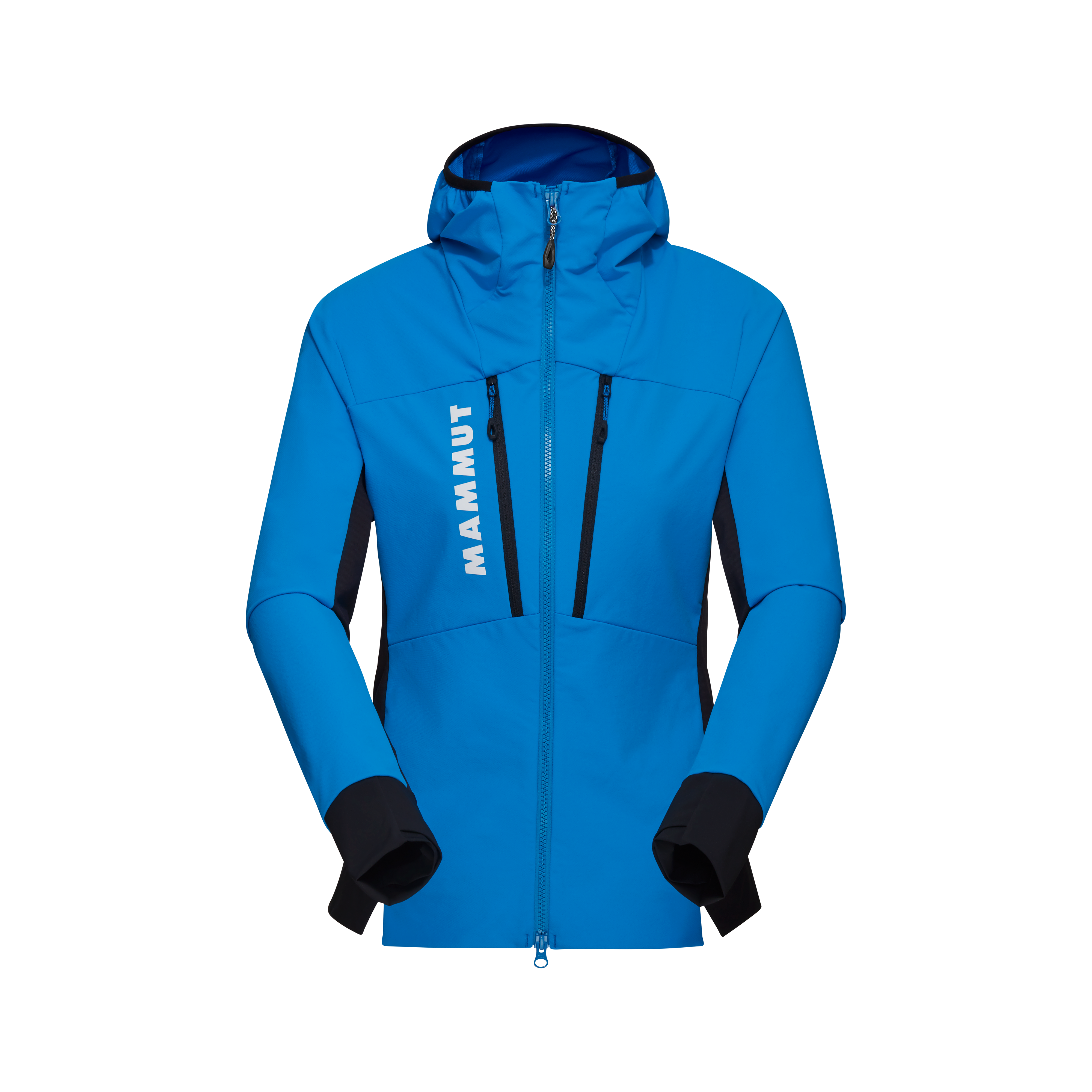 Aenergy SO Hybrid Hooded Jacket Women - glacier blue-black, XS thumbnail