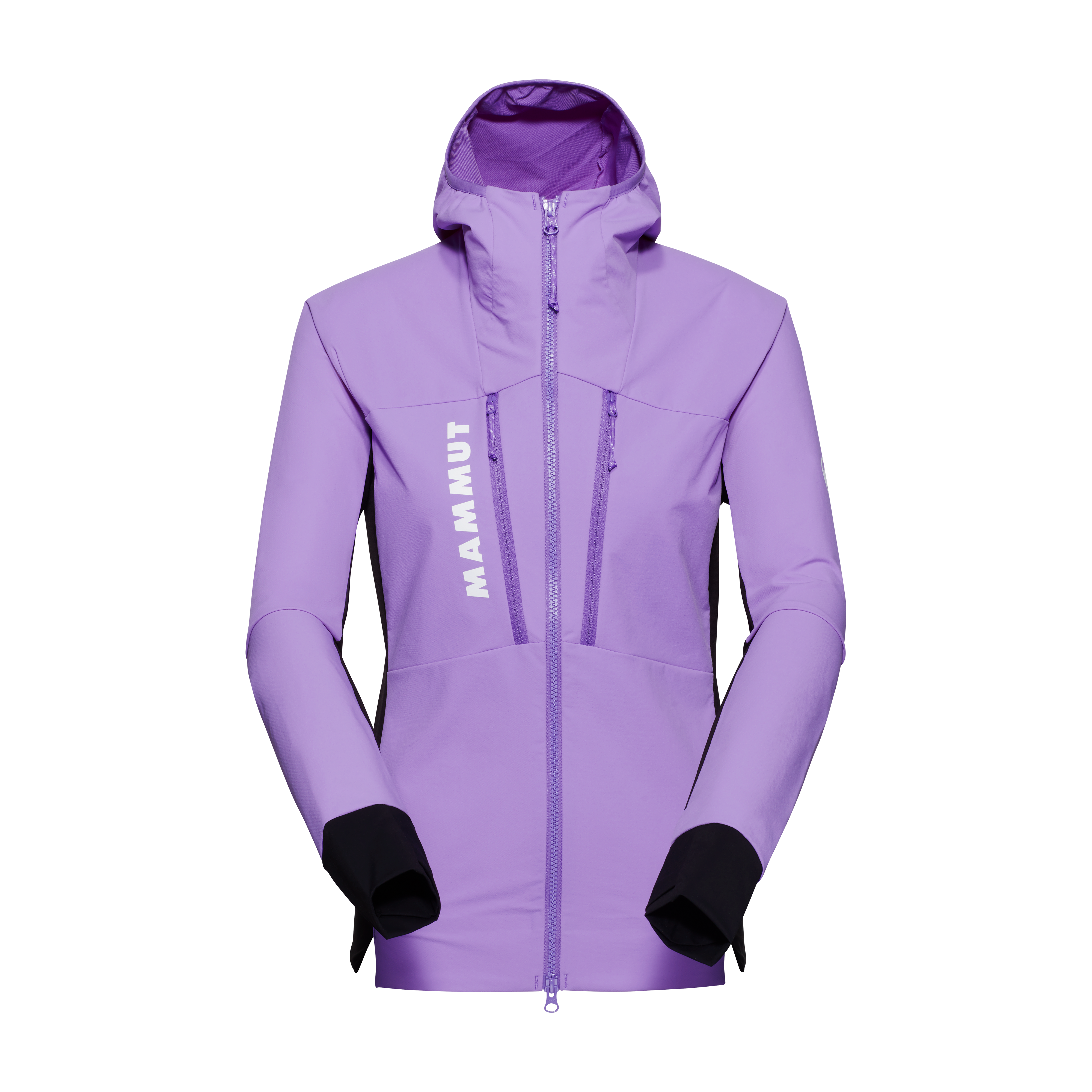 Mammut Aenergy SO Hybrid Hooded Jacket Women, lavandin-black - Lavandin-black - Thumbnail
