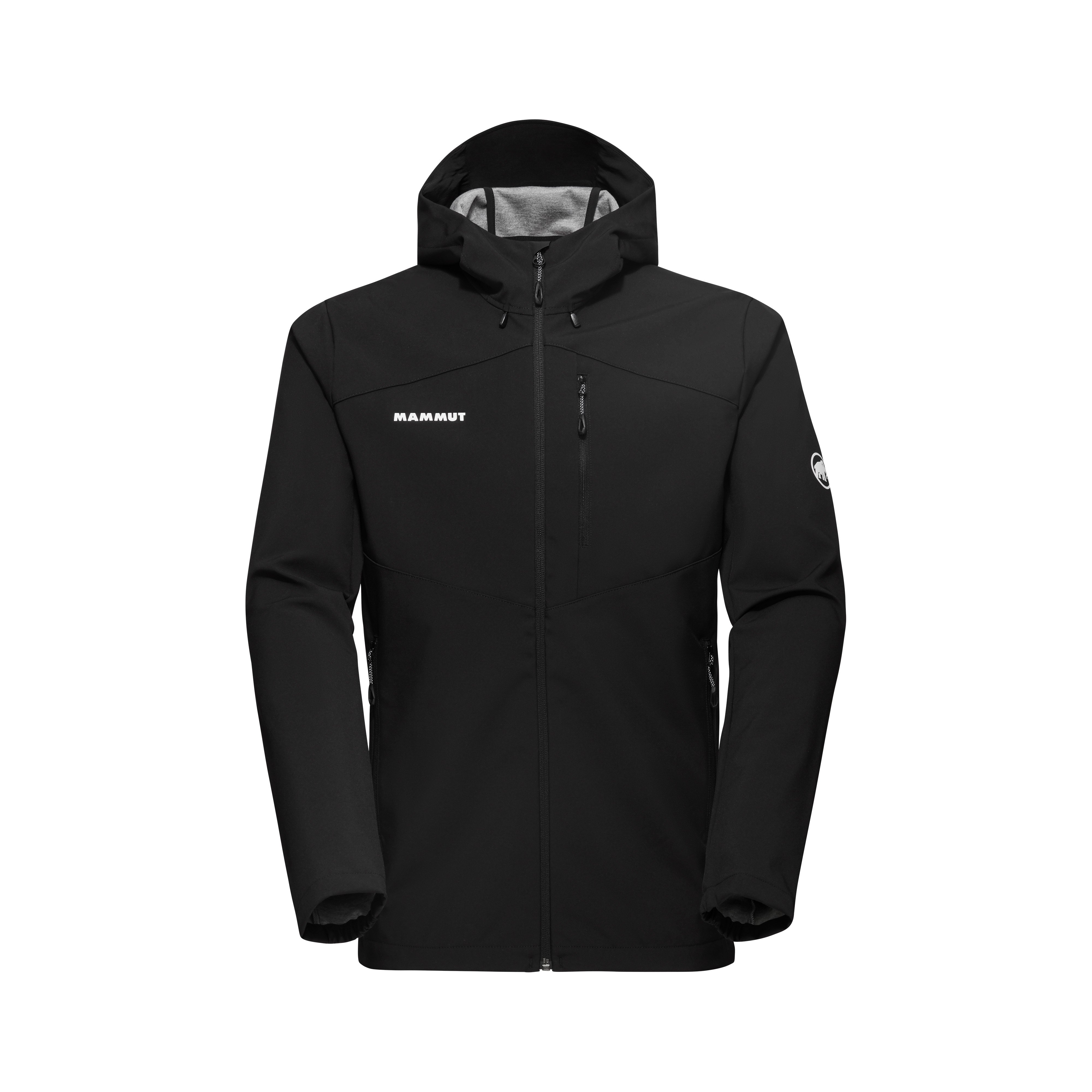 Mammut Mammut Outdoor SO Hooded Jacket Men - Black/Dark marsh - Thumbnail