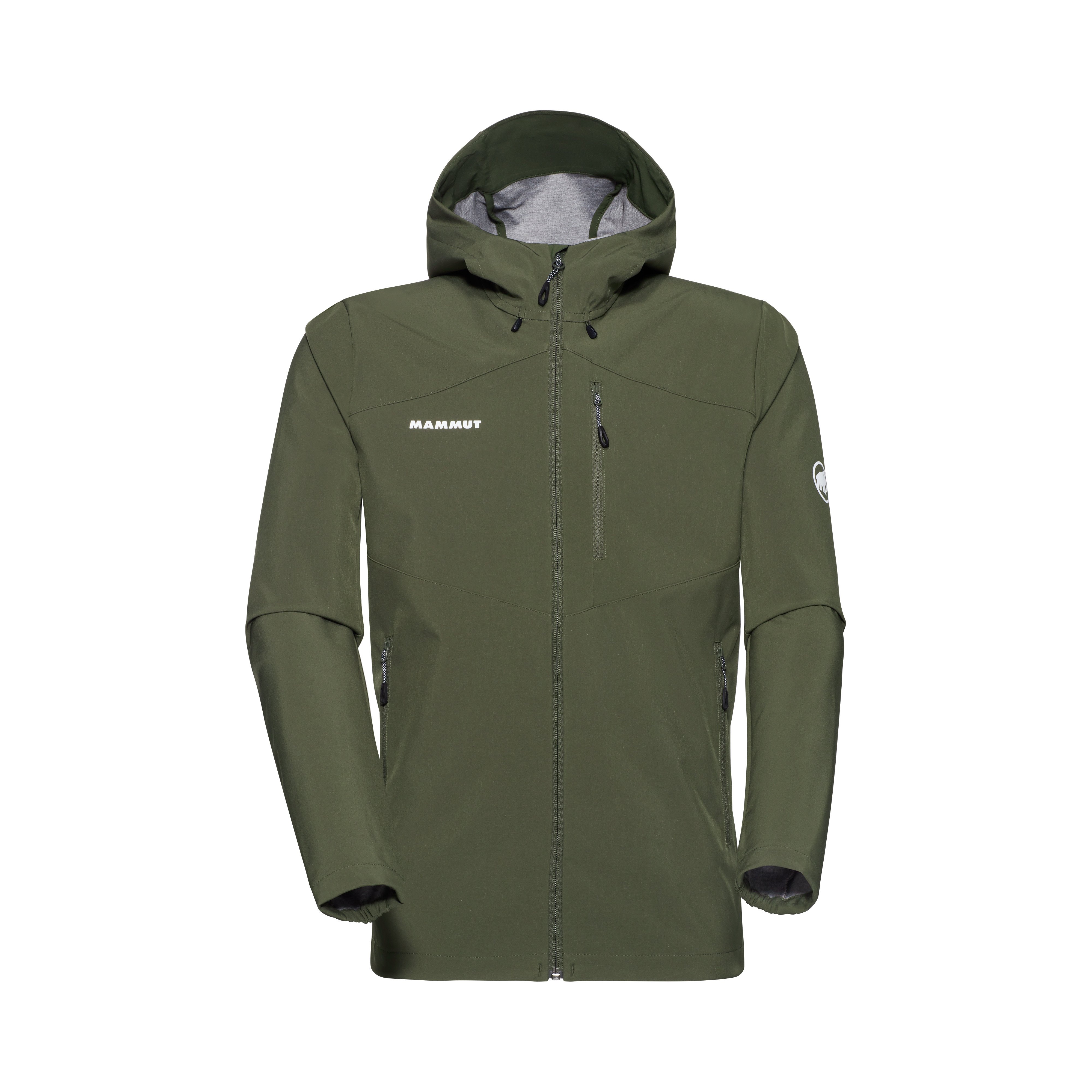Mammut Mammut Outdoor SO Hooded Jacket Men - Black/Dark marsh - Thumbnail