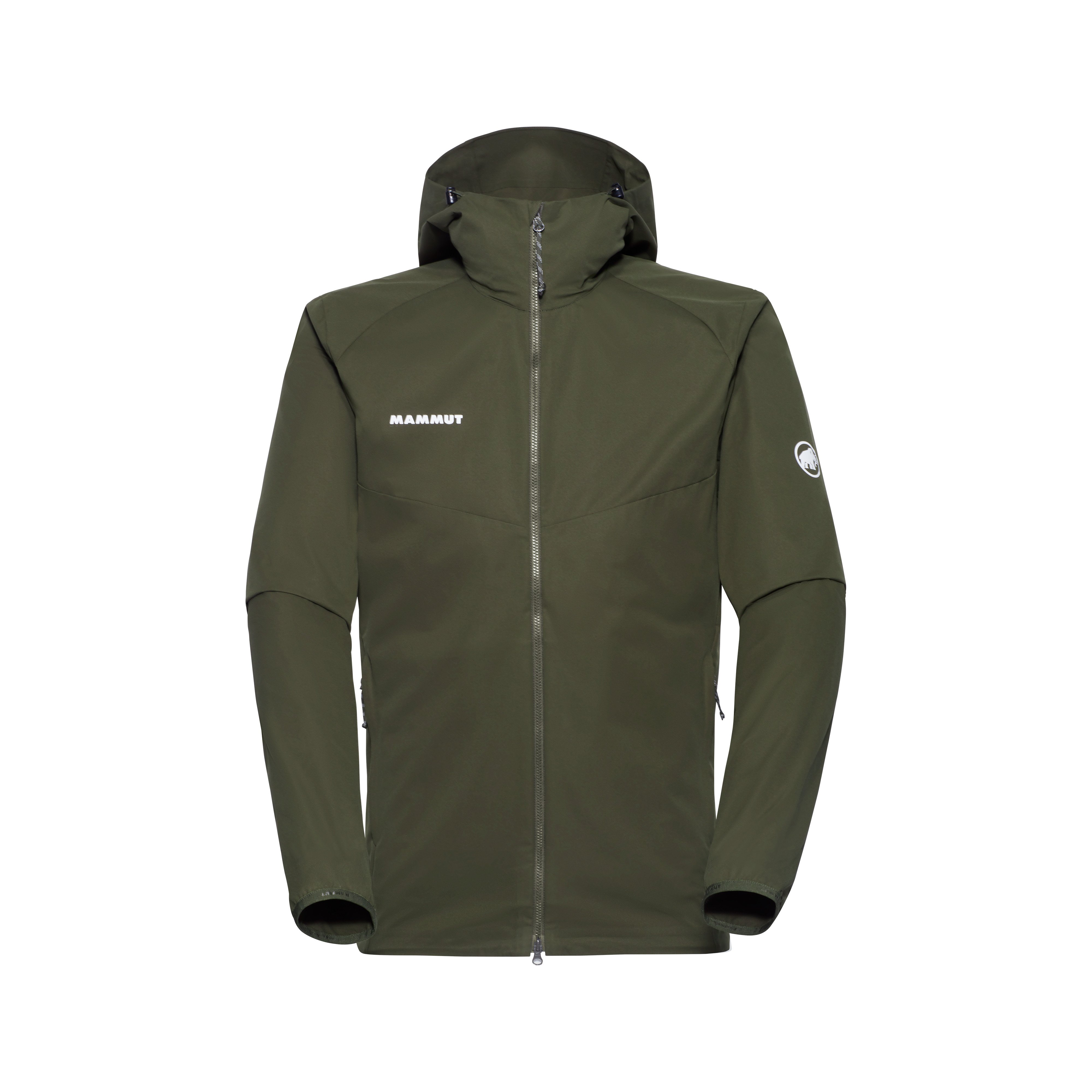 Mammut GRANITE SO Hooded Jacket Men - Black/Silver sage/Marine/Dark marsh - Thumbnail