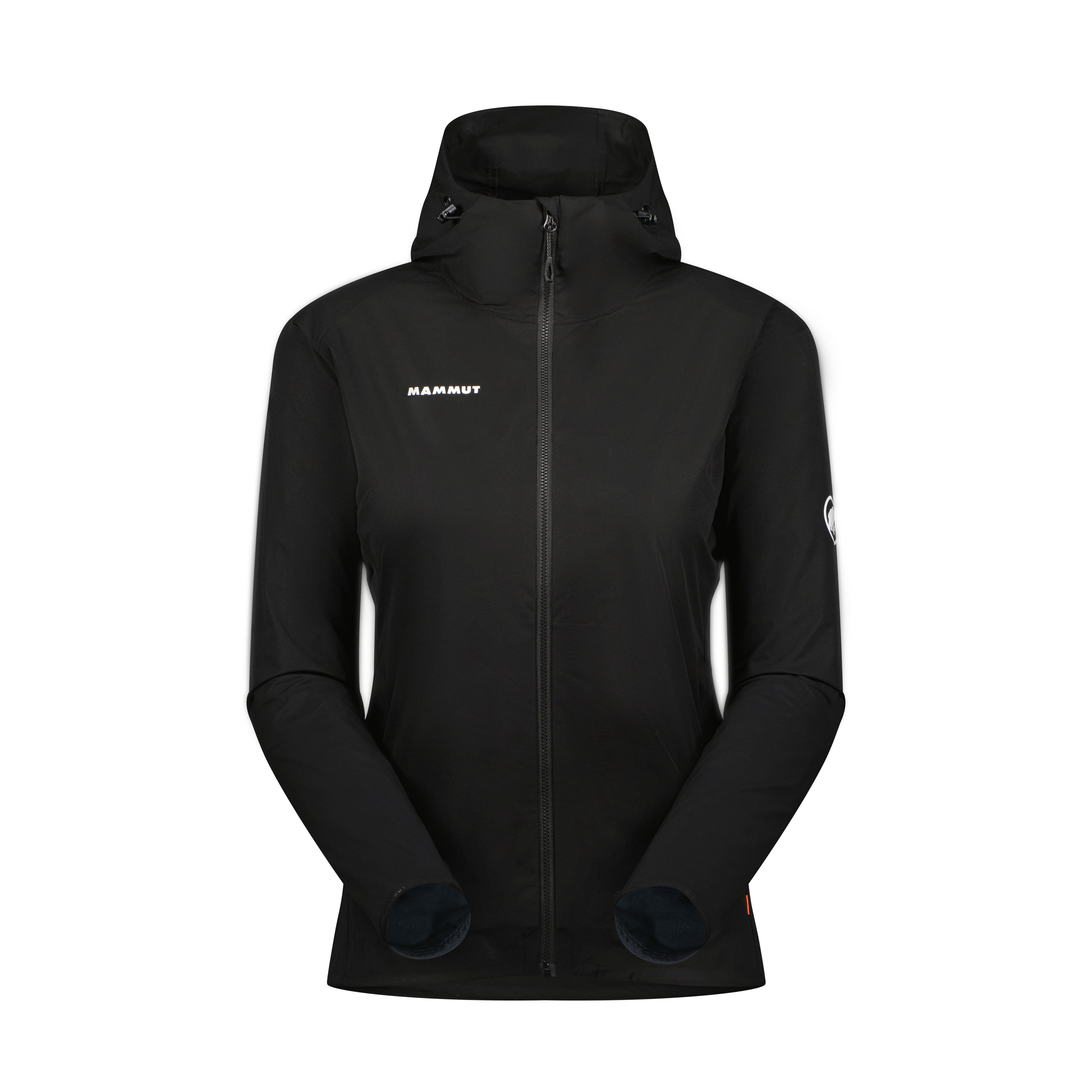 Mammut GRANITE SO Hooded Jacket Women - Black-white/Marine-white/Iguana-white - Thumbnail