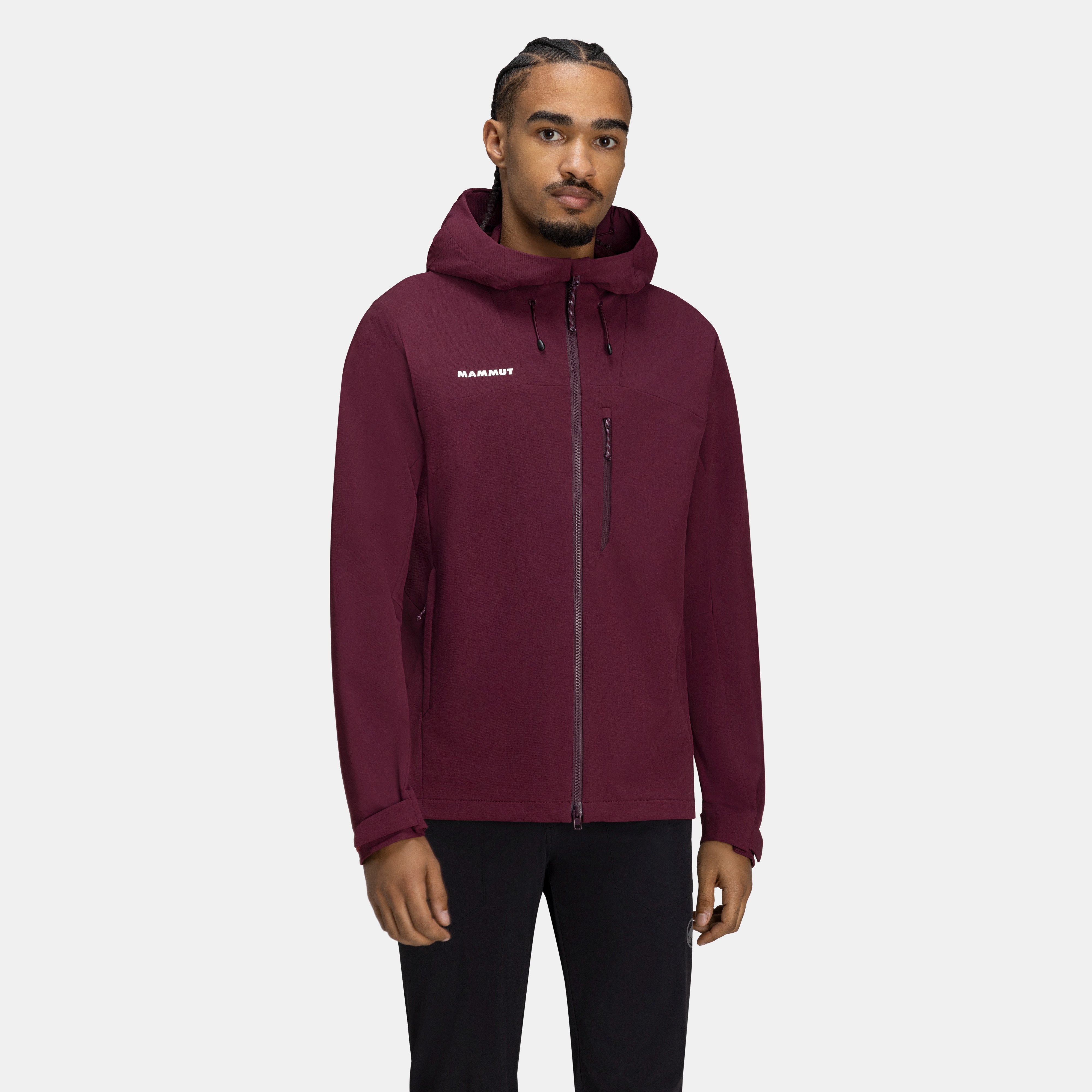 Mammut Trekkers SO Hooded Jacket AF Men, vin - Vin