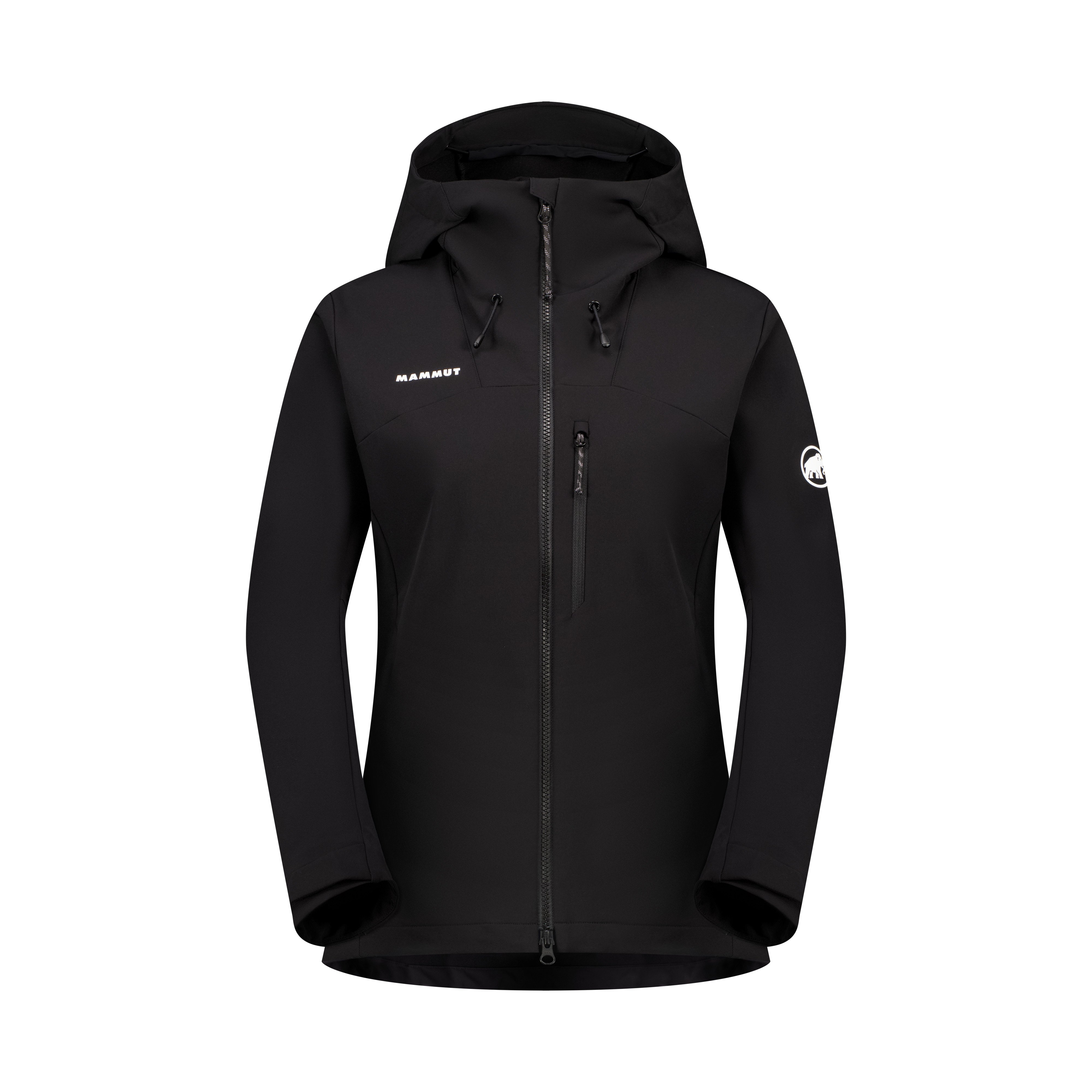 Mammut Trekkers SO Hooded Jacket AF Women - Black/Vin/Marine/Dark marsh/Marsh - Thumbnail