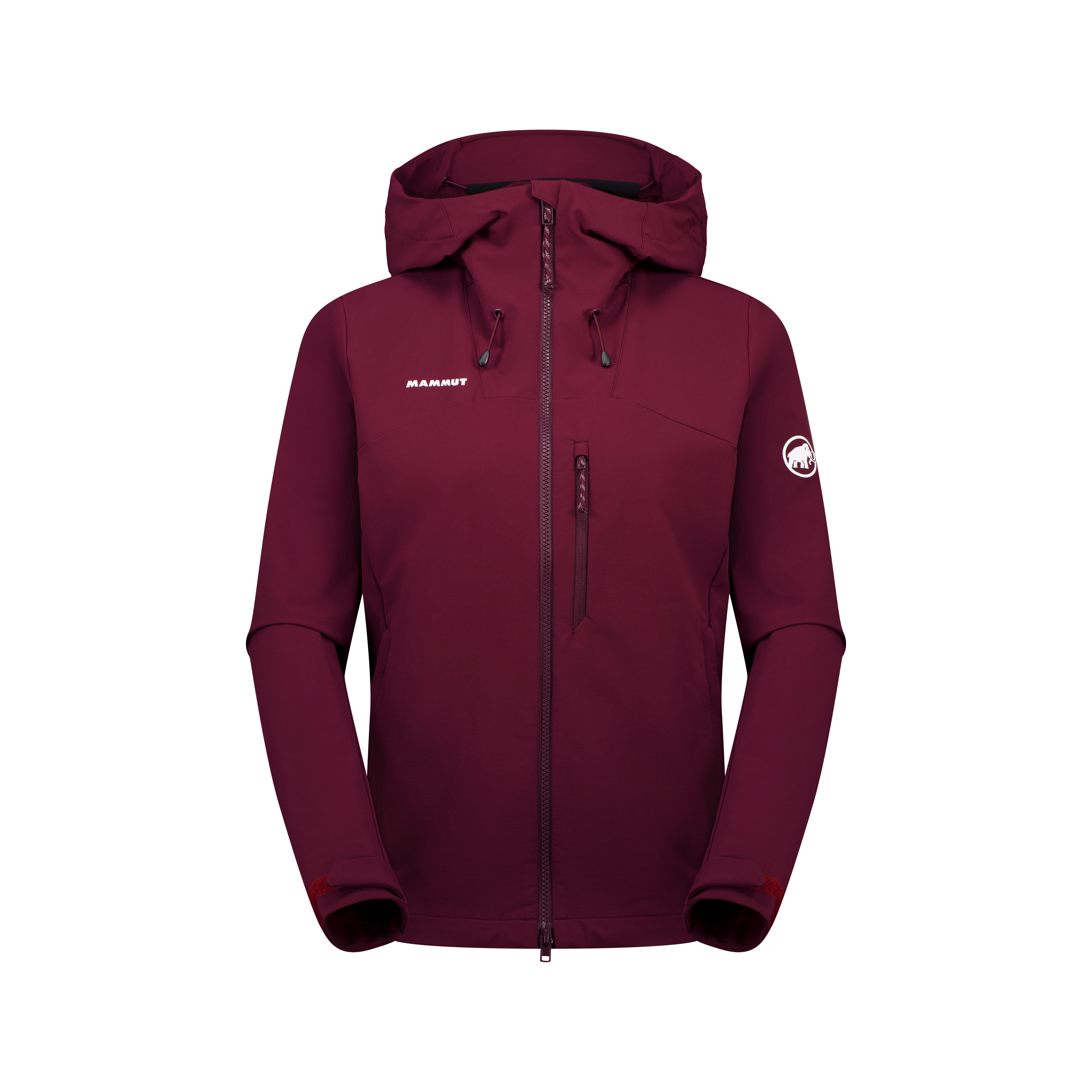 Mammut Trekkers SO Hooded Jacket AF Women, vin - Vin - Thumbnail