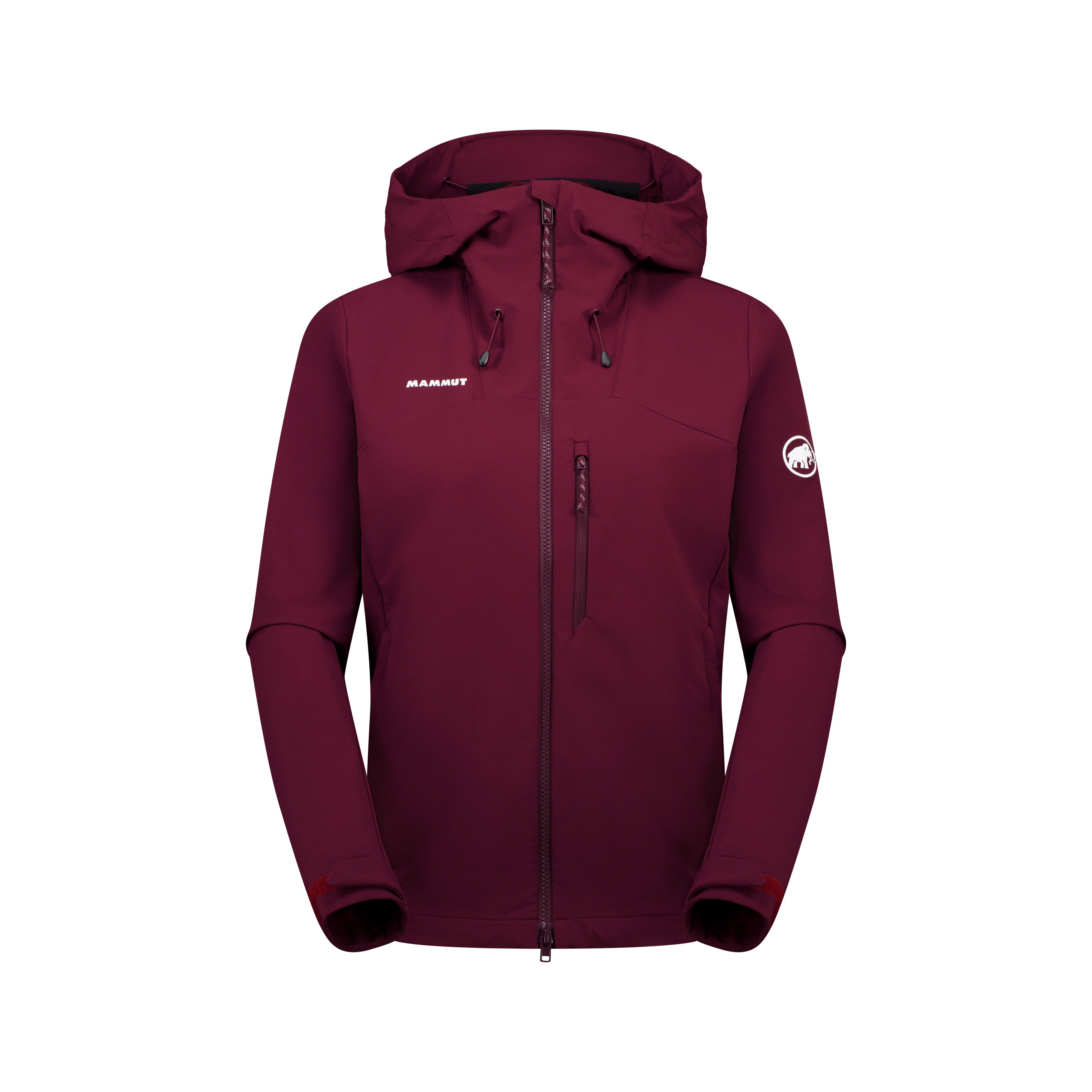 Mammut Trekkers SO Hooded Jacket AF Women - Black/Vin/Marine/Dark marsh/Marsh - Thumbnail