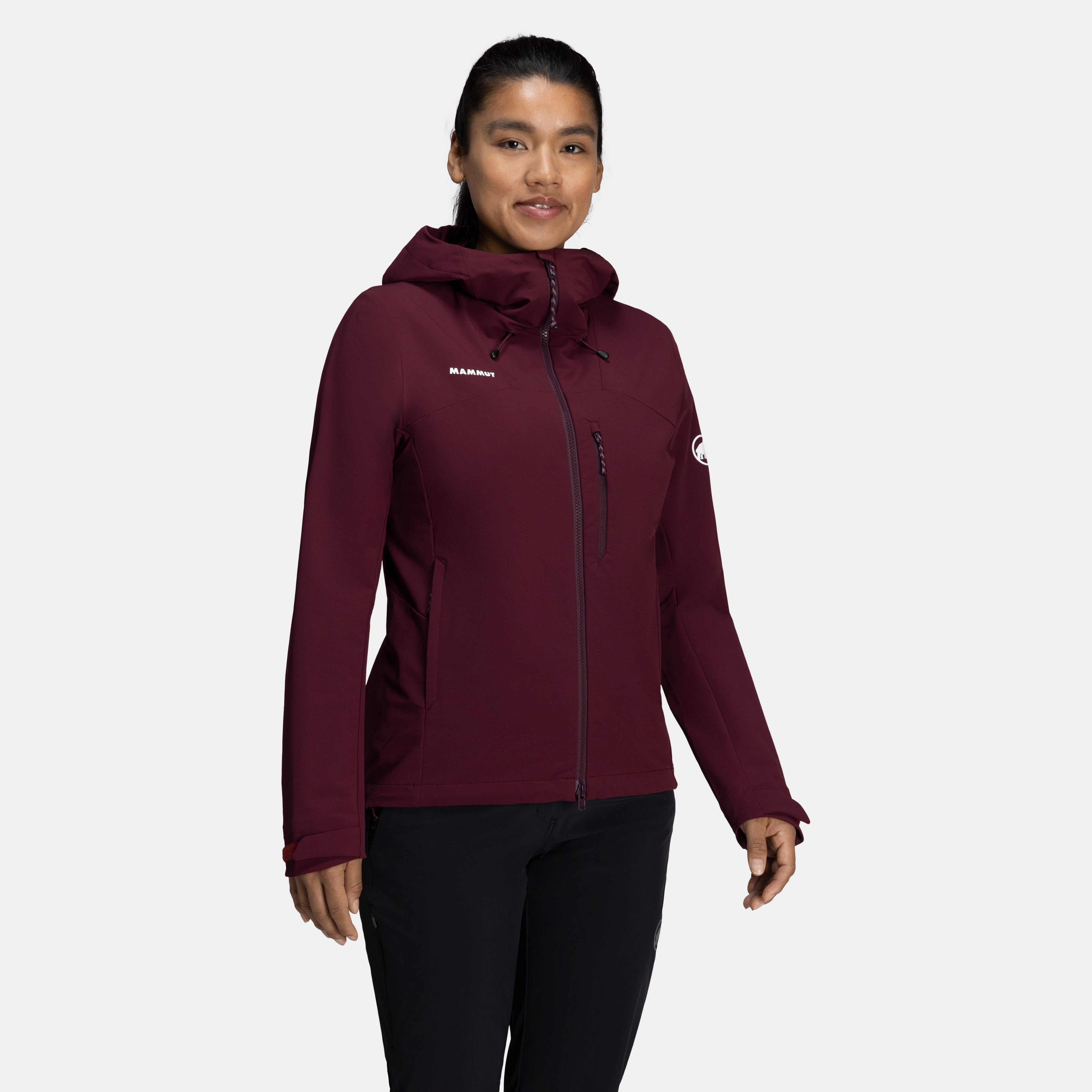Mammut Trekkers SO Hooded Jacket AF Women, vin - Vin