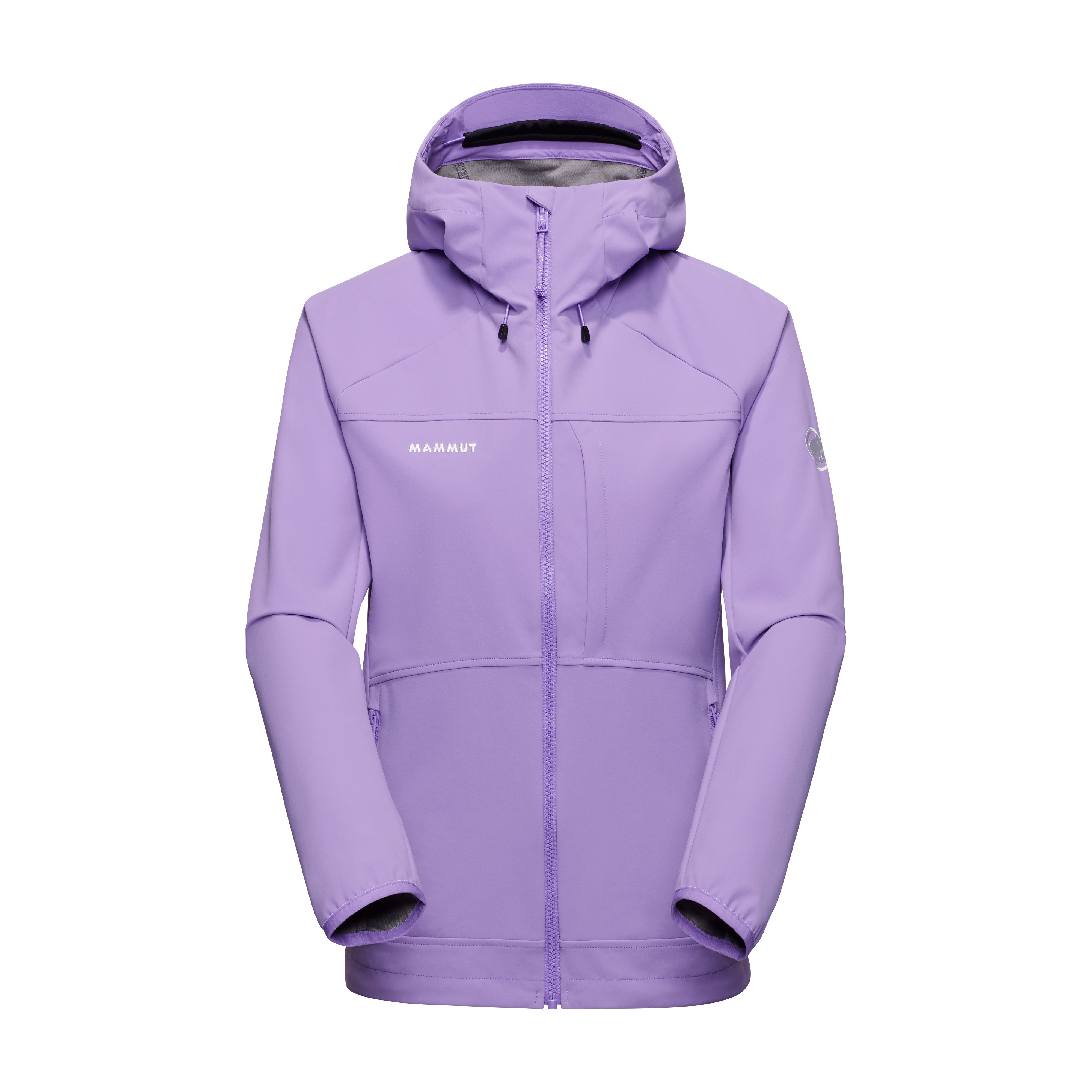 Mammut Ultimate Comfort SO Hooded Jacket Women - Black/Strata/Lavandin/Paloja/Deep teal/Nebla - Thumbnail
