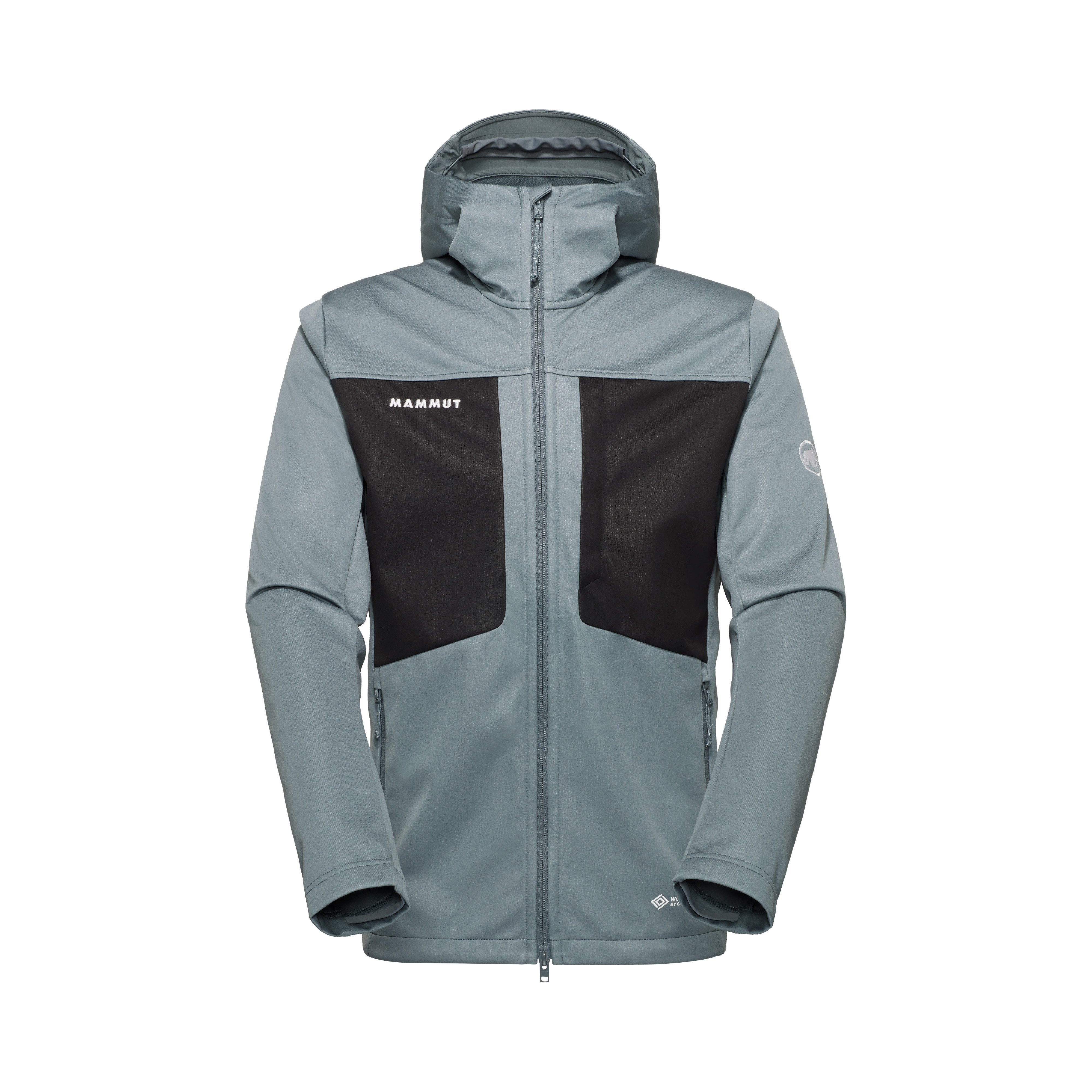 Mammut Ultimate VIII SO Hooded Jacket Men - Black/Strata-black/Silver sage/Silver sage-black/Acacia-black/Mammut red-black/Mammut red/Marine/Autumn larice/19884/Pinea-black/Deep teal/Deep teal-black/Nebla-strata - Thumbnail