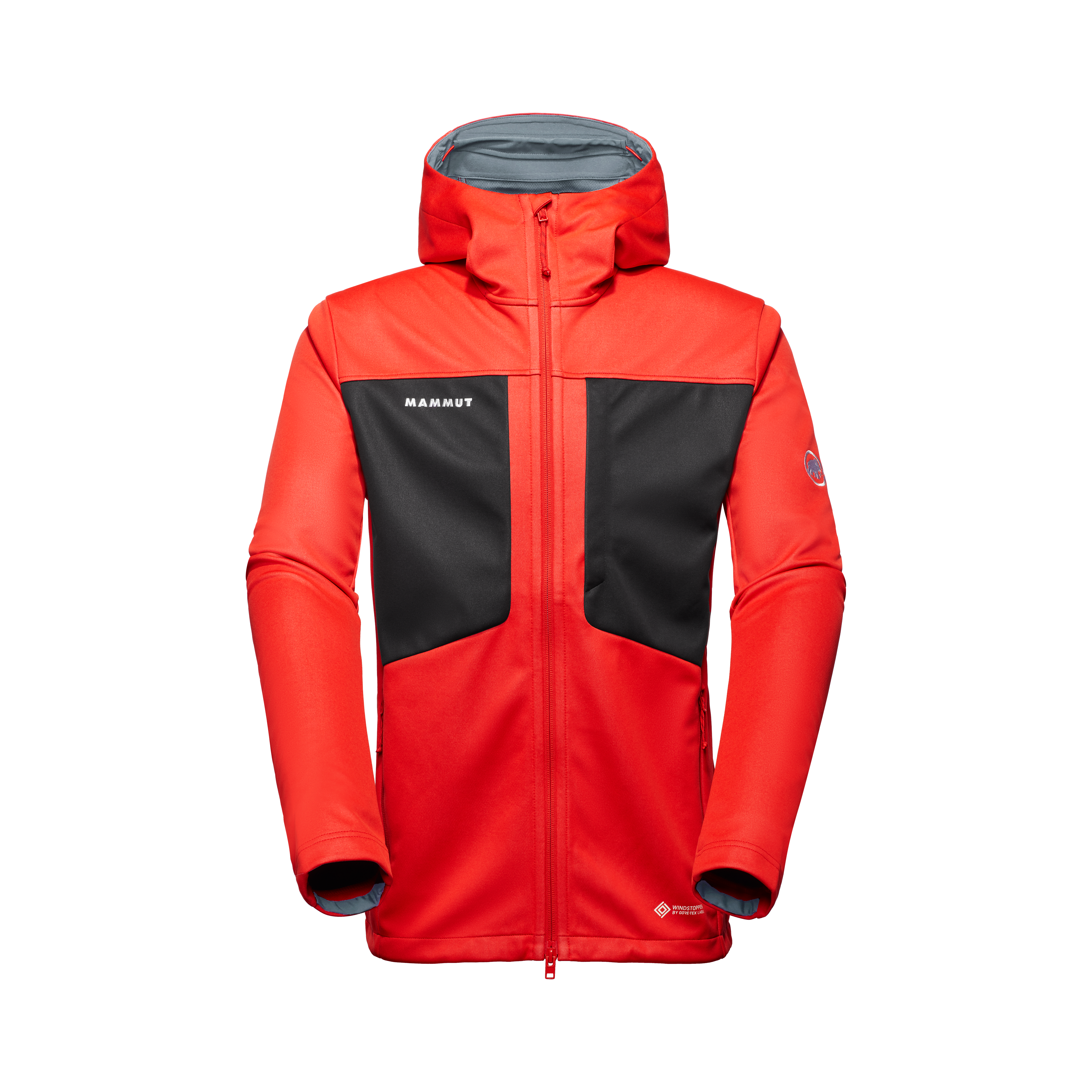 Mammut Ultimate VIII SO Hooded Jacket Men, mammut red-black - Mammut red-black - Thumbnail