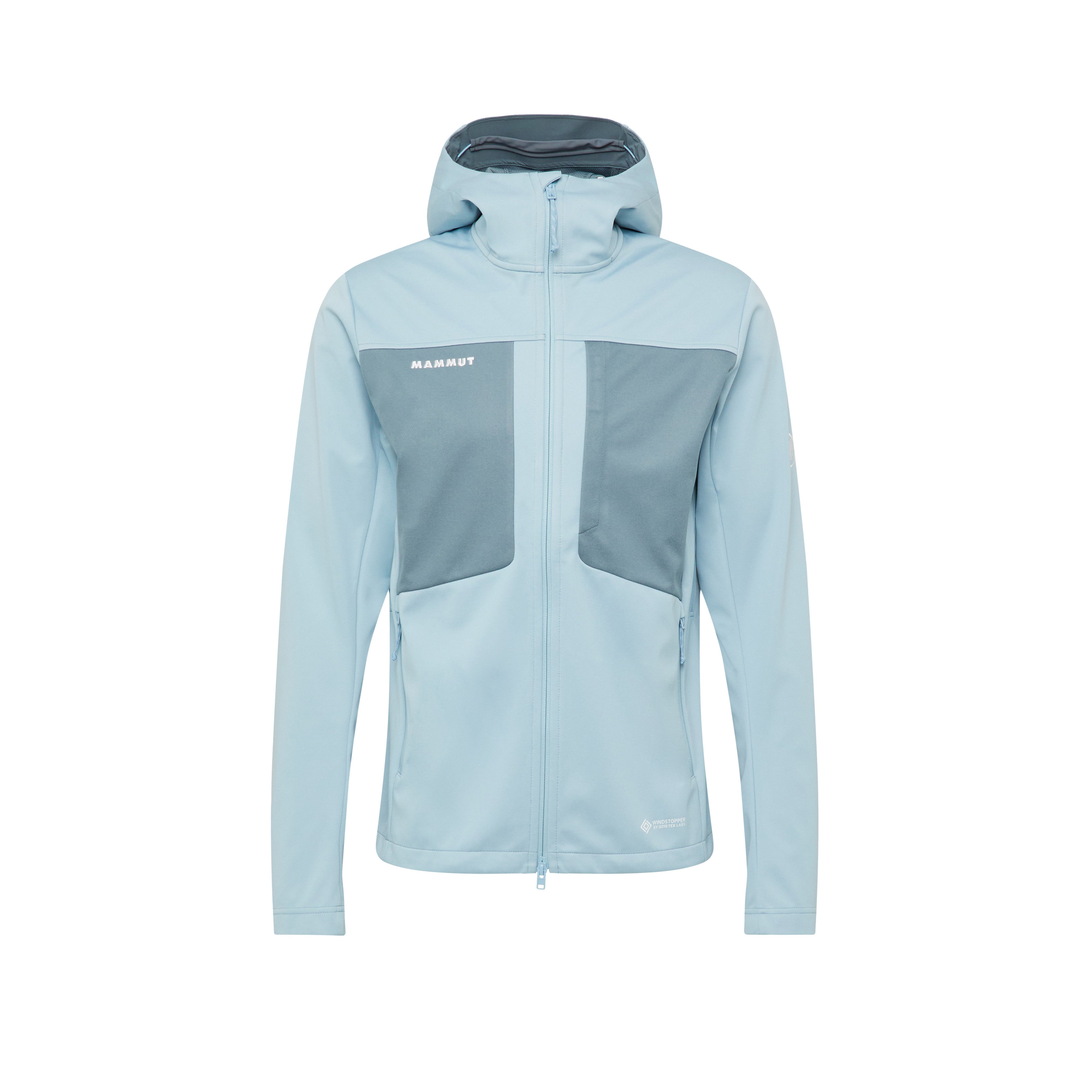 Mammut Ultimate VIII SO Hooded Jacket Men - Black/Strata-black/Silver sage/Silver sage-black/Acacia-black/Mammut red-black/Mammut red/Marine/Autumn larice/Larch-strata/Seln/Pinea-black/Deep teal/Deep teal-black/Nebla-strata - Thumbnail