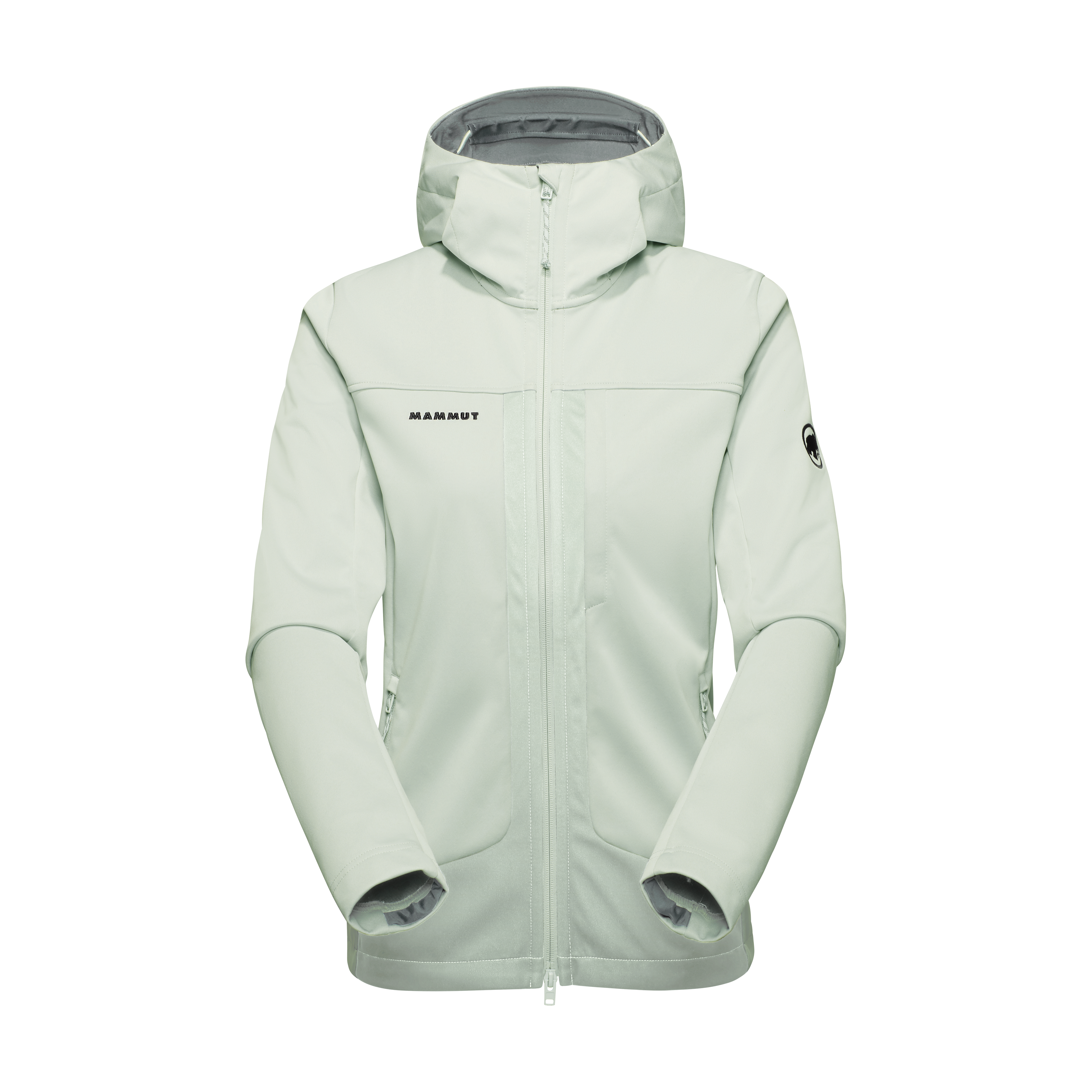 Mammut Ultimate VIII SO Hooded Jacket Women, silver sage - Silver sage - Thumbnail