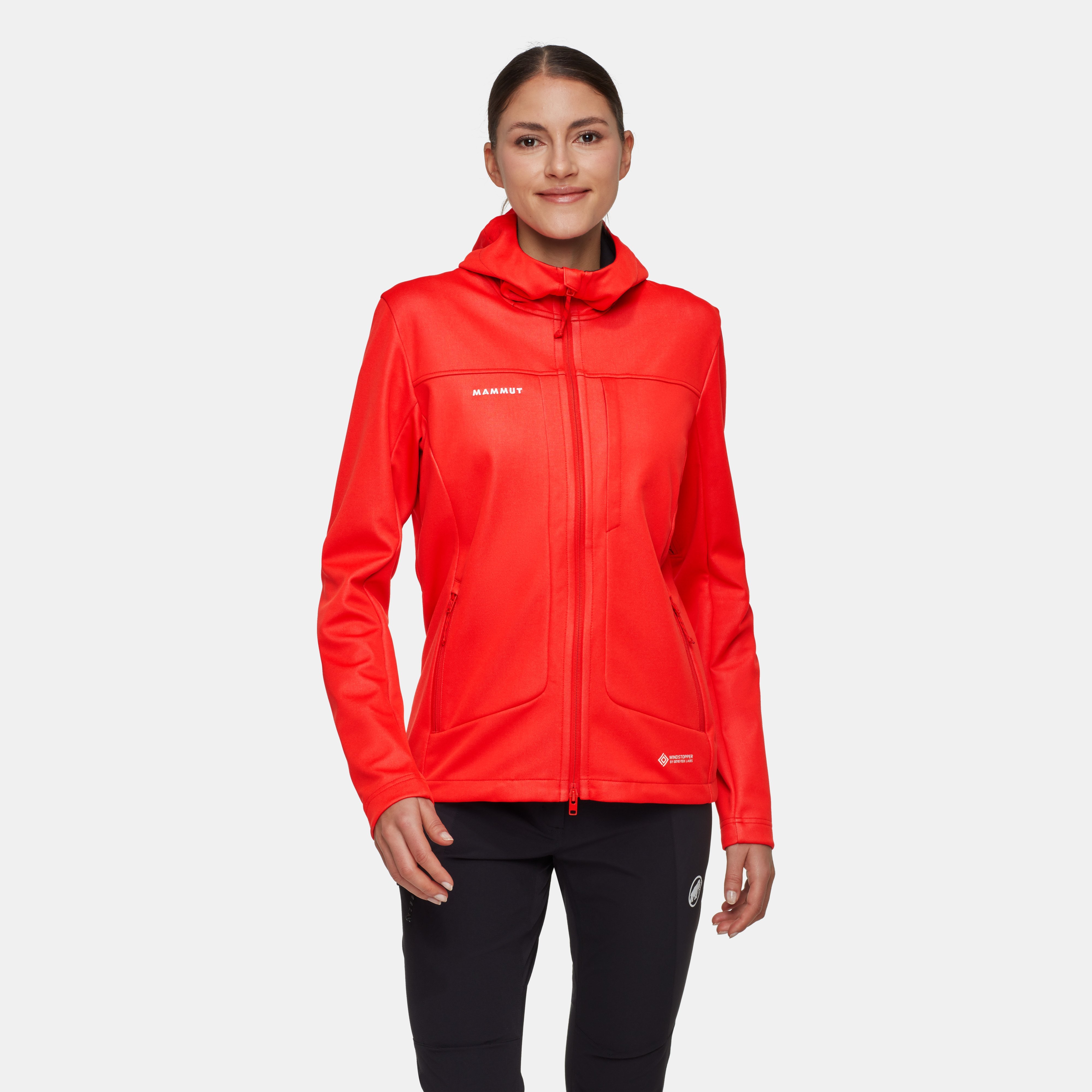 Mammut Ultimate VIII SO Hooded Jacket Women, mammut red - Mammut red
