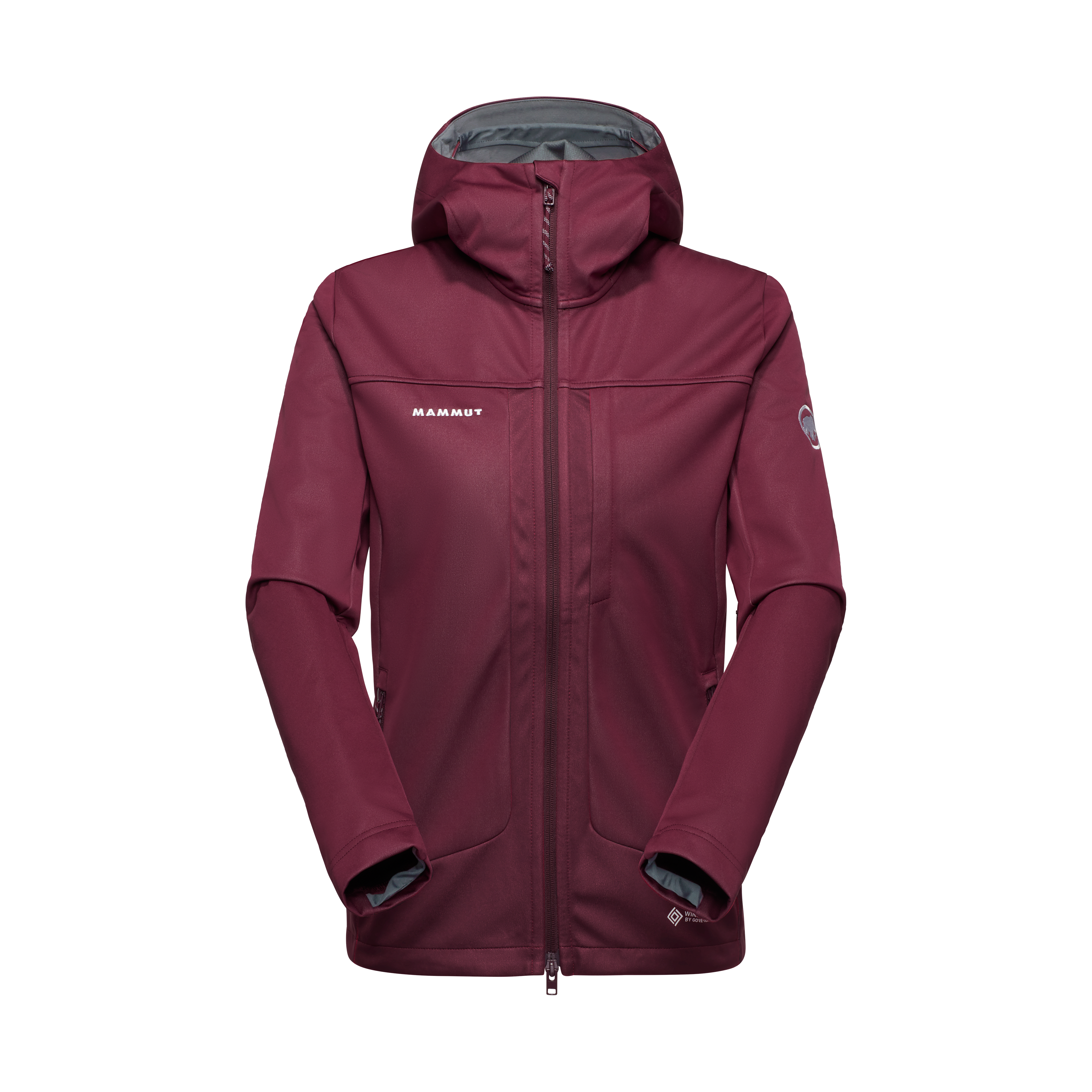 Mammut Ultimate VIII SO Hooded Jacket Women, vin-black - Vin-black - Thumbnail
