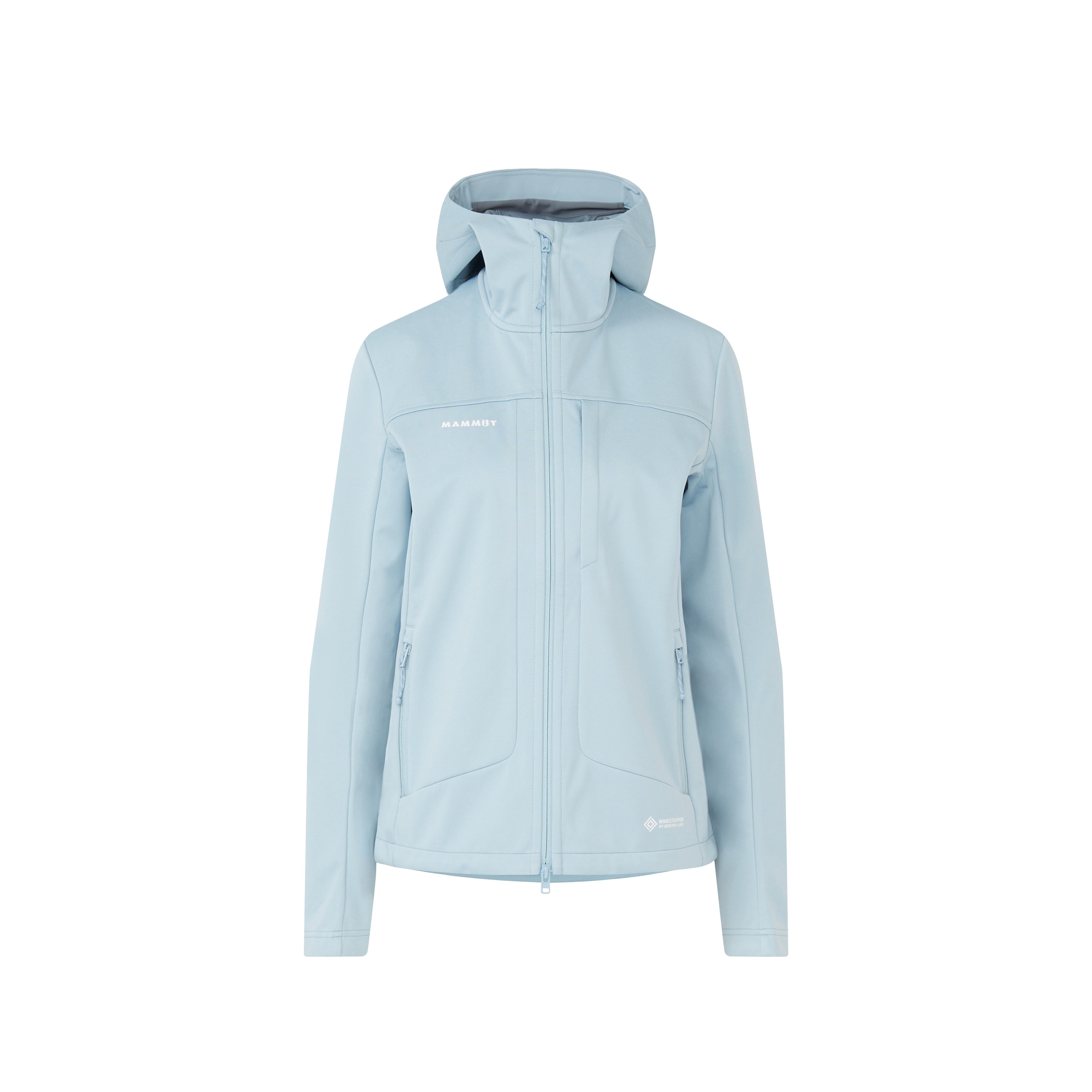 Mammut Ultimate VIII SO Hooded Jacket Women - Black/Silver sage/Silver sage-black/Acacia/Mammut red/Vin/Vin-black/Marine/Alpine calamint/Autumn larice/Sablun/Brunsina/Alpenglow/Baselgia/Mira/Nebla - Thumbnail