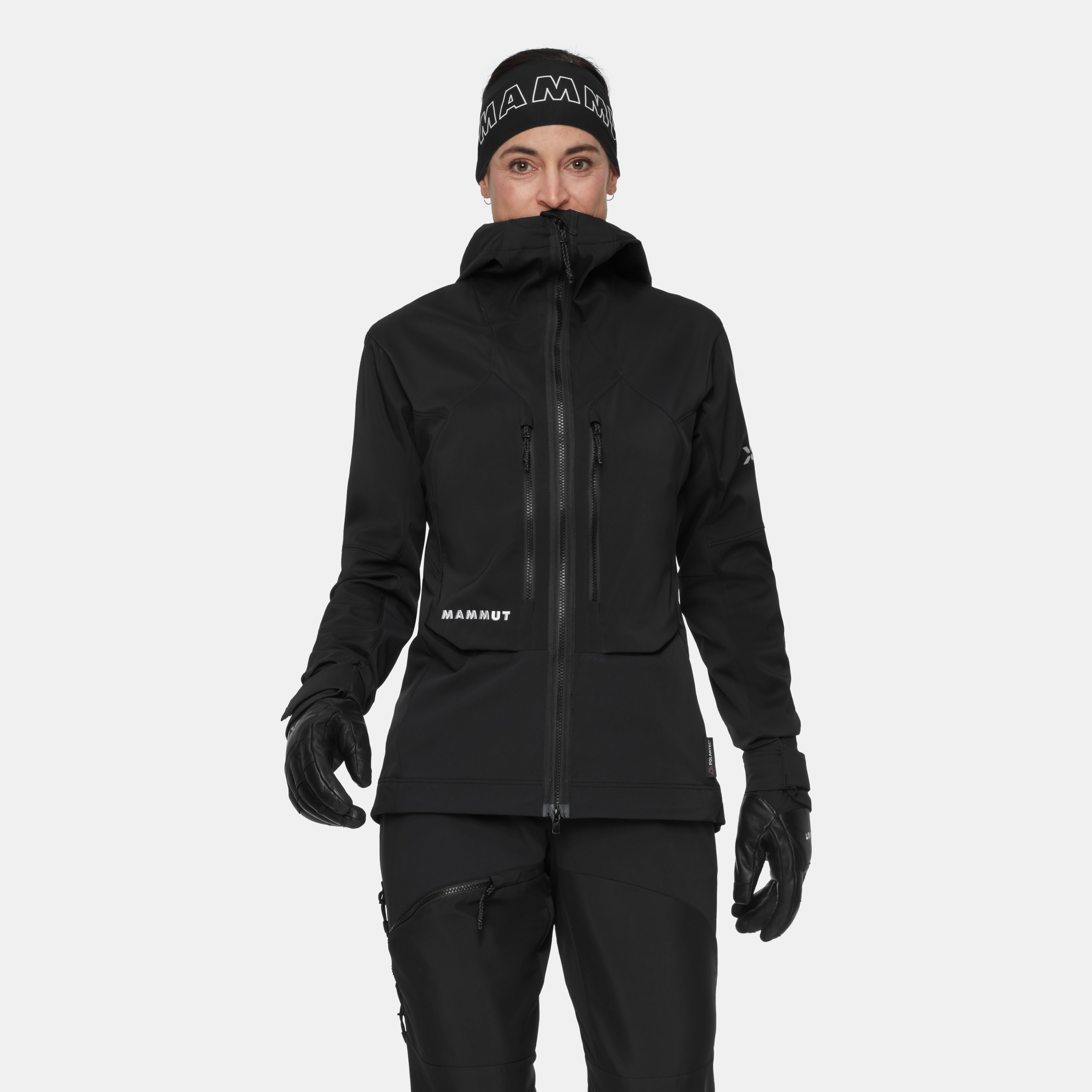 Mammut Eiger Nordwand Pro SO Hooded Jacket Women, black - Black