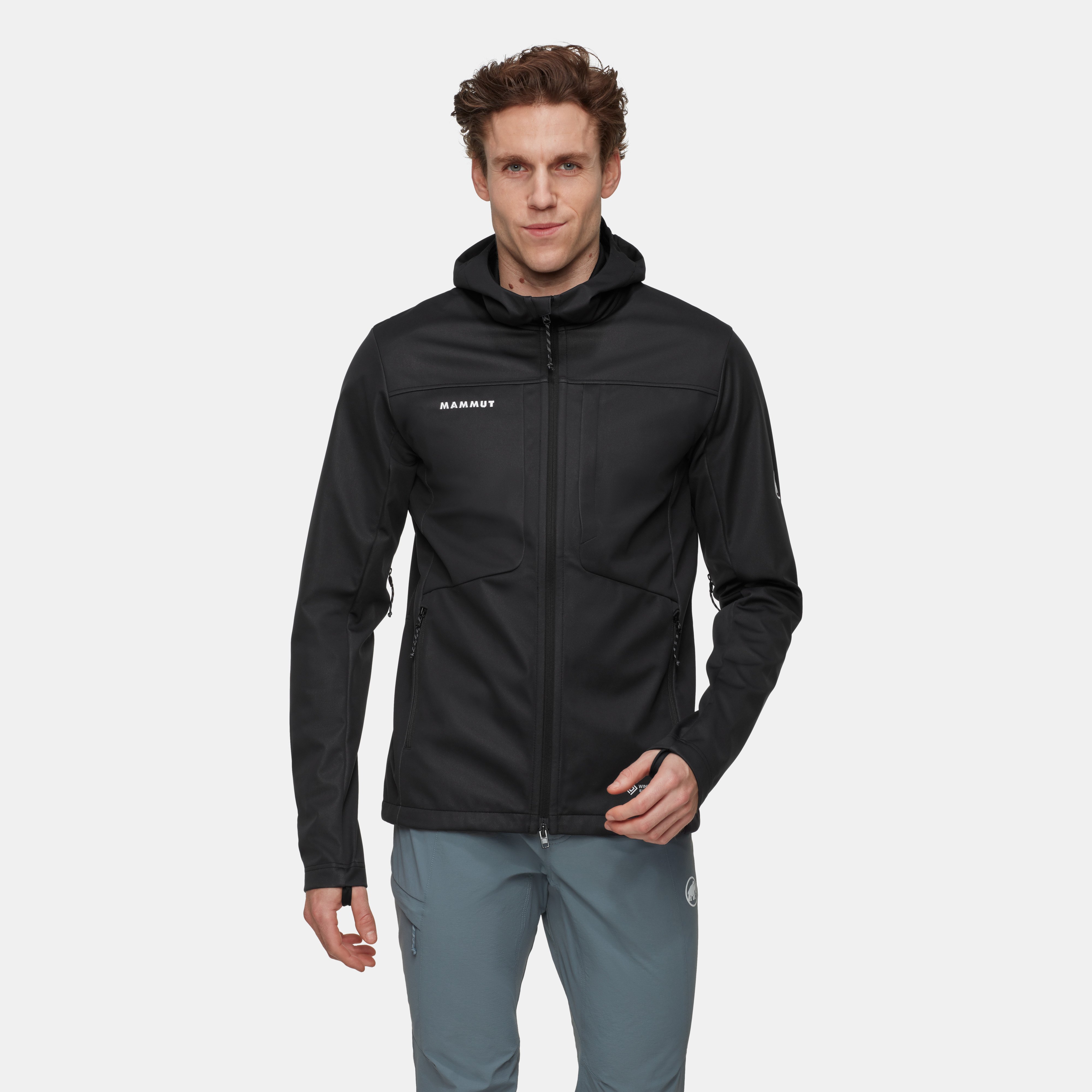 Mammut Ultimate VIII SO Hooded Jacket Men 25 Years, black - Black