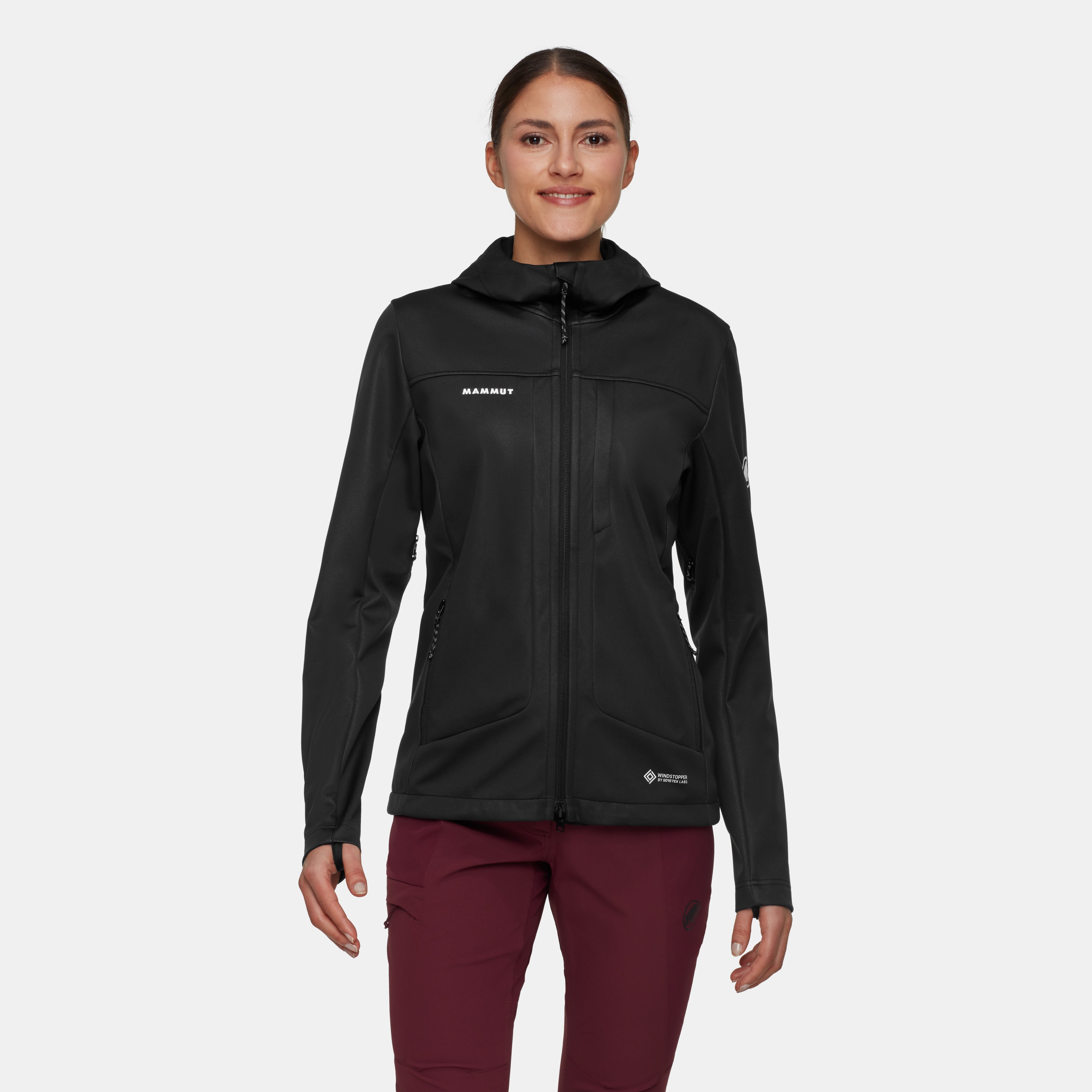 Mammut Ultimate VIII SO Hooded Jacket Women 25 Years, black - Black