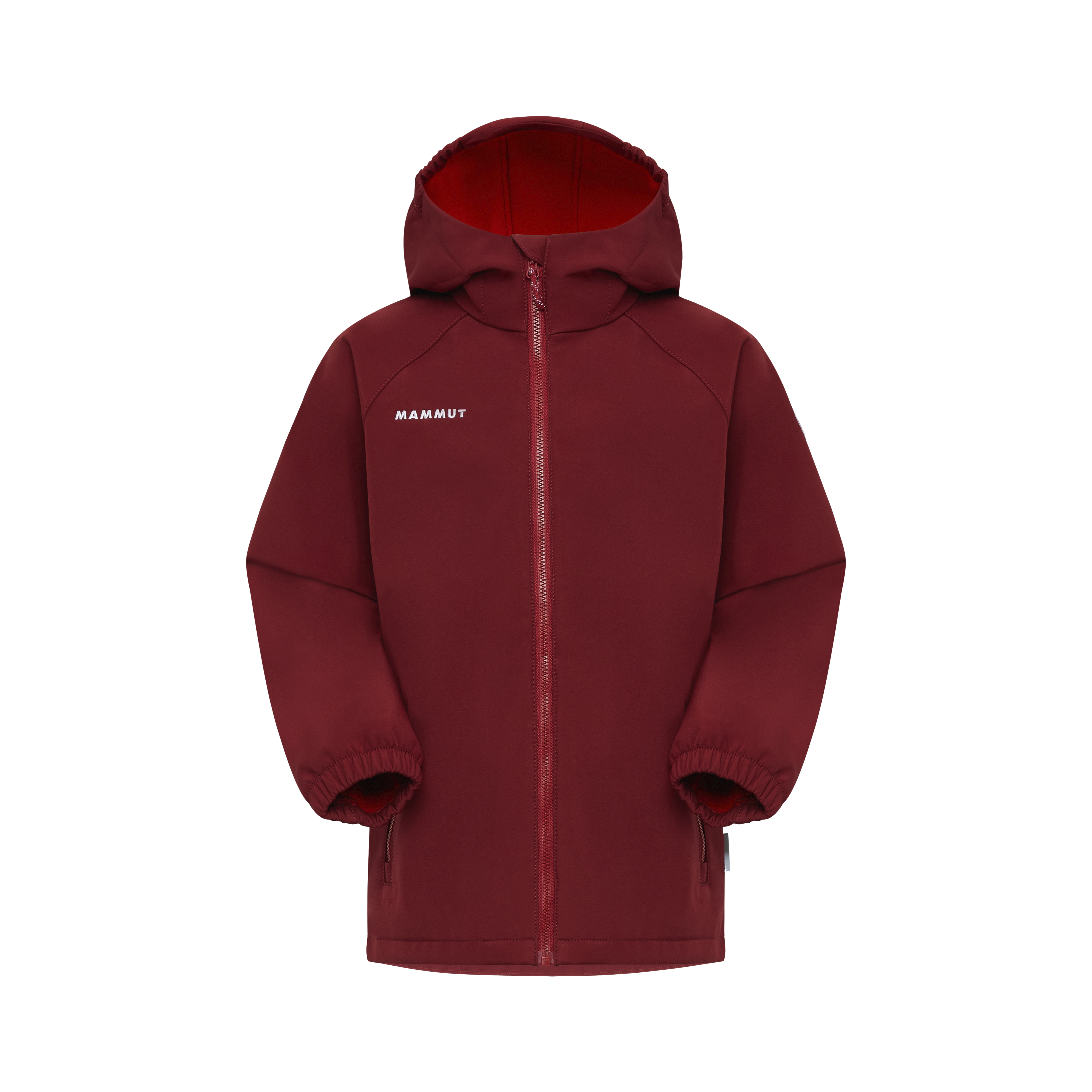 Mammut Ultimate Comfort SO Hooded Jacket Kids, dark mammut red - Dark mammut red - Thumbnail