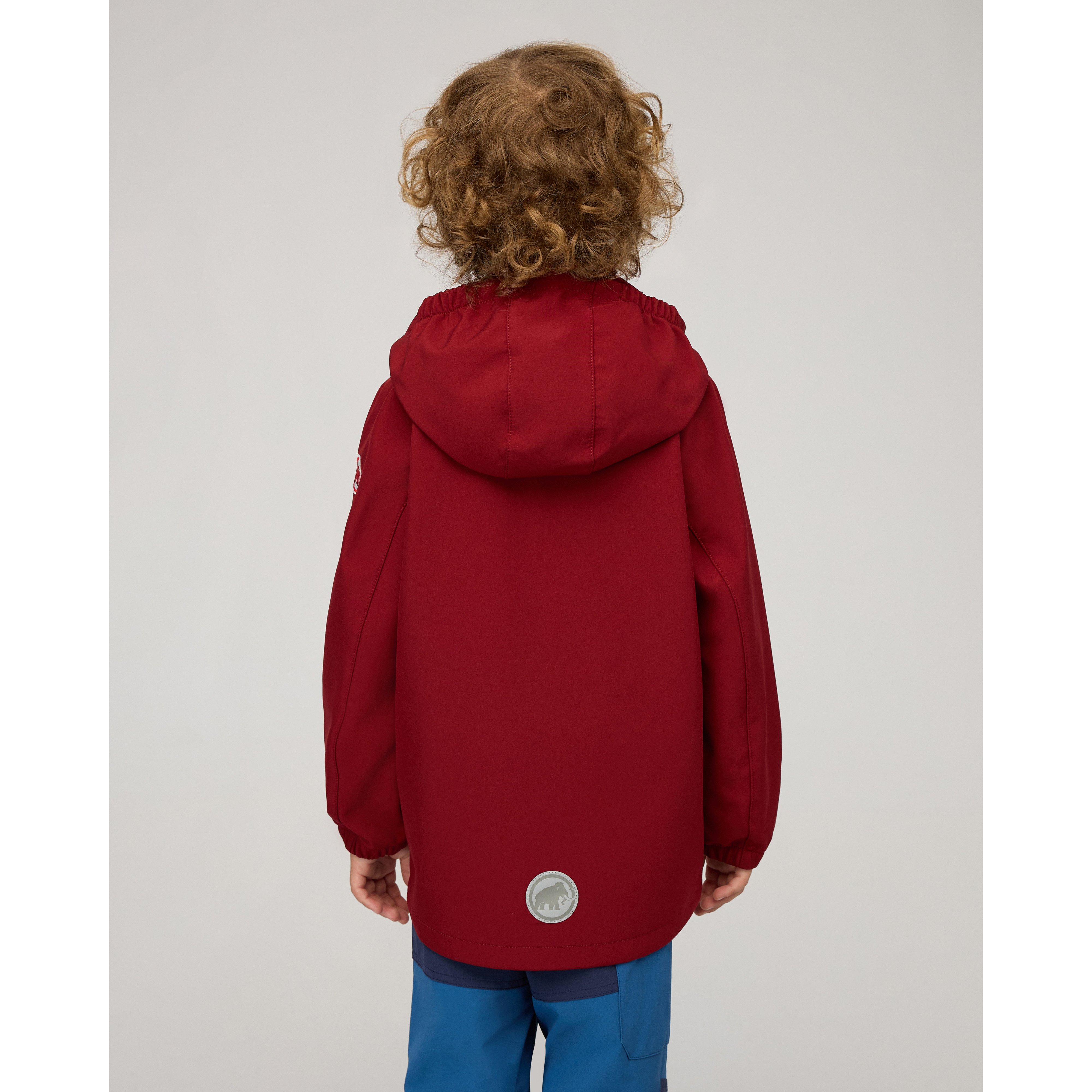Mammut Ultimate Comfort SO Hooded Jacket Kids, dark mammut red - Dark mammut red